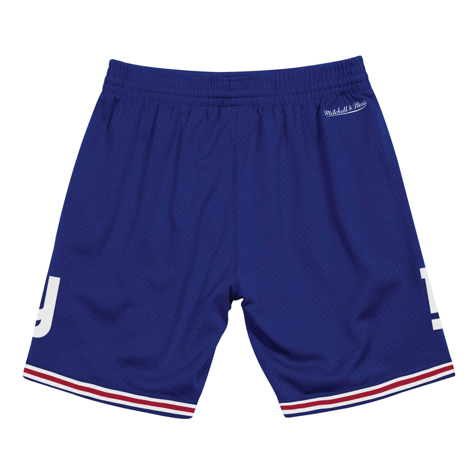 [FA38ZU-NYG-B-J3B] Mens Mitchell & Ness NFL Mesh Shorts Giants