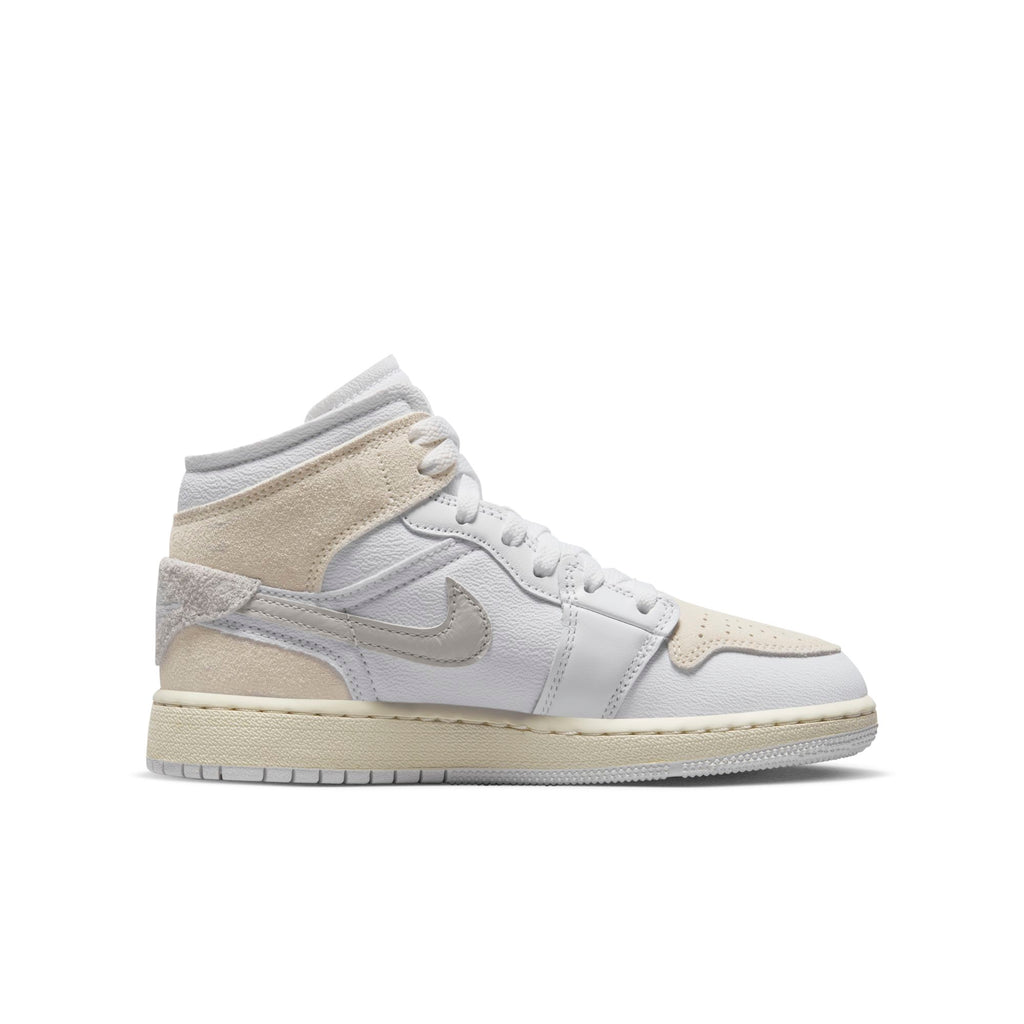 [FB9142-120] Grade School Air Jordan Retro 1 Mid SE Craft (GS)