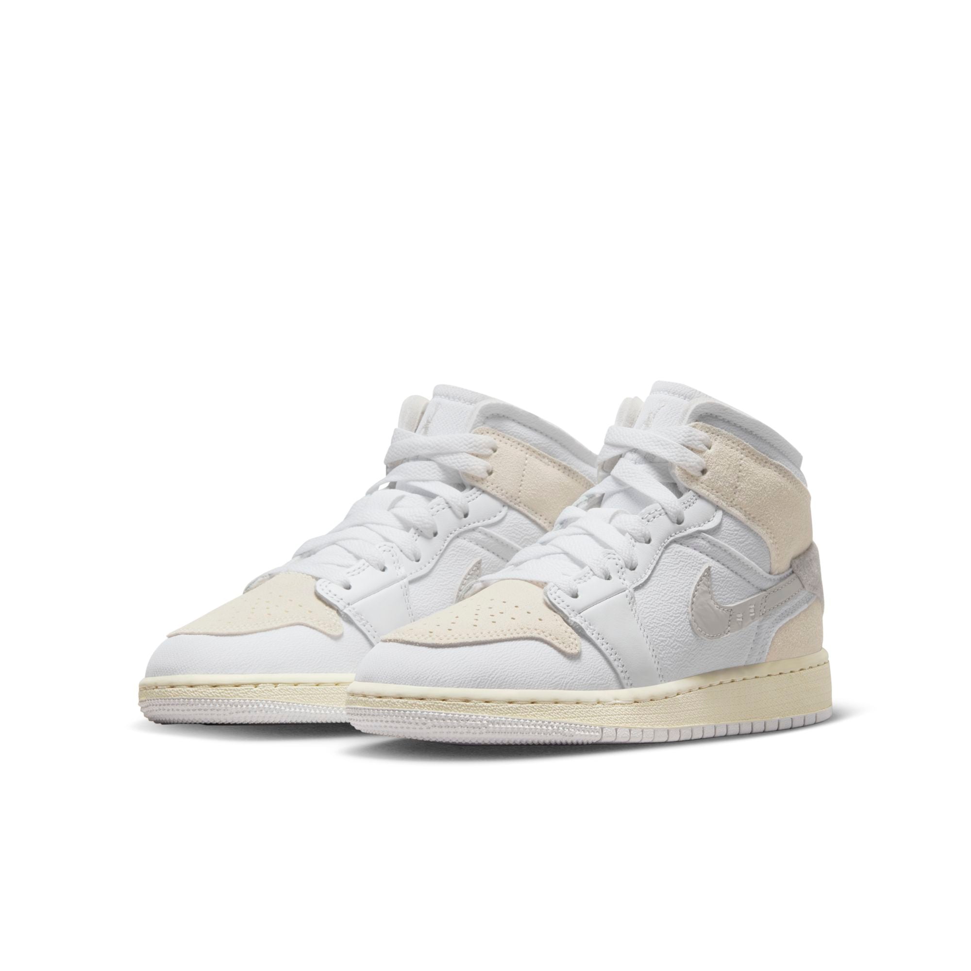 [FB9142-120] Grade School Air Jordan Retro 1 Mid SE Craft (GS)