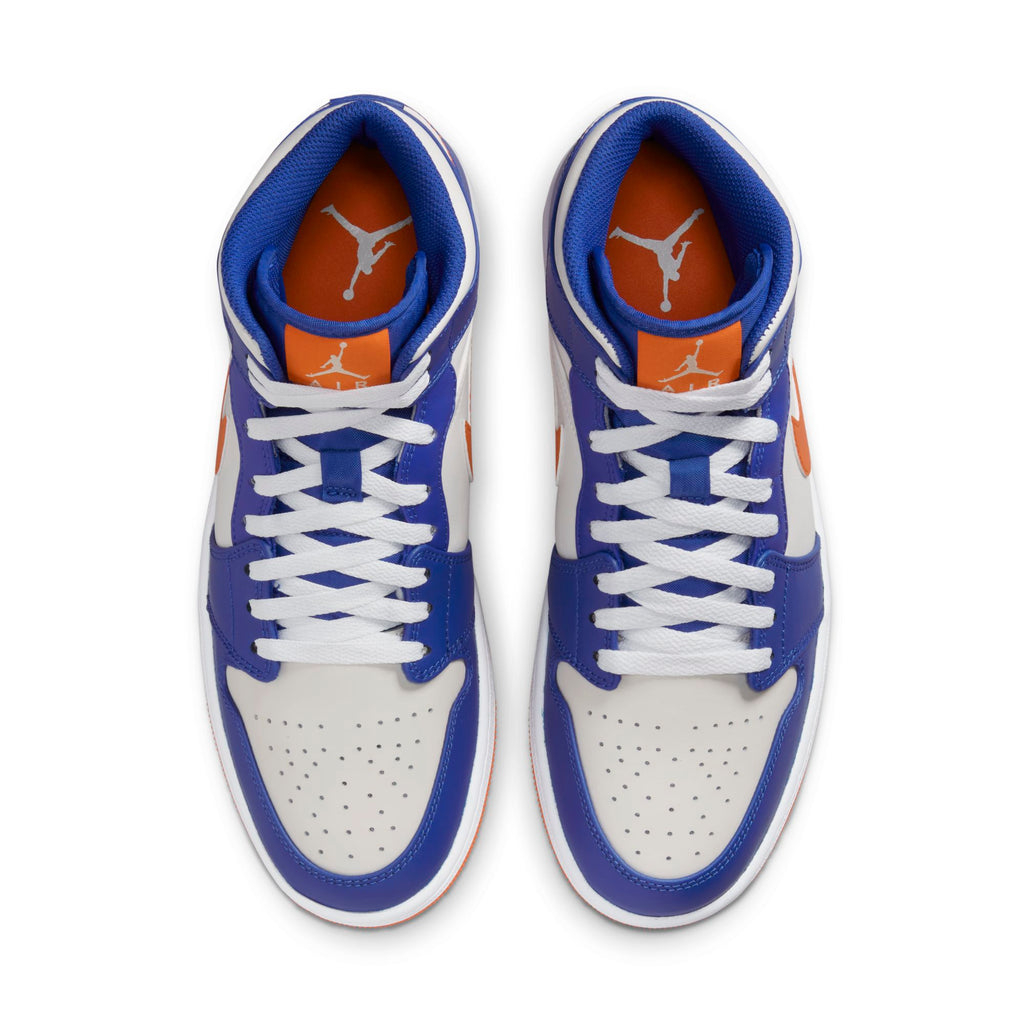 [FD1029-400] Mens Air Jordan RETRO 1 MID 'KNICKS'