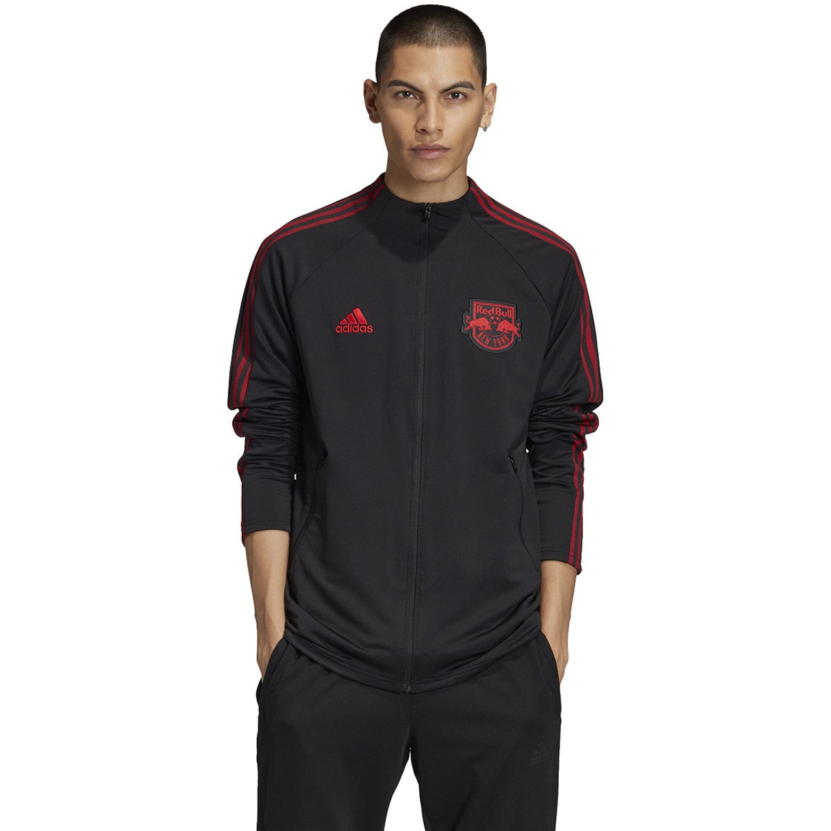 [FI1439] Mens Adidas New York Red Bulls 2020 Anthem Jacket