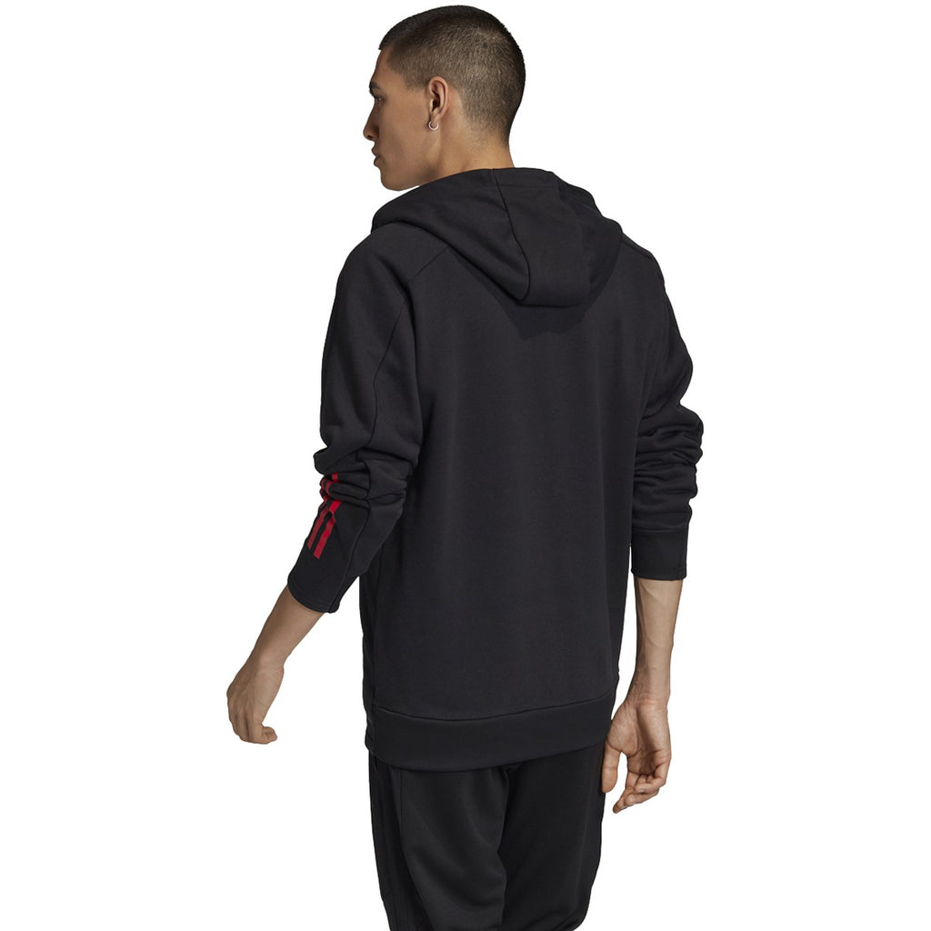 [FI1440] Mens Adidas New York Red Bulls 3-Stripes Travel Jacket