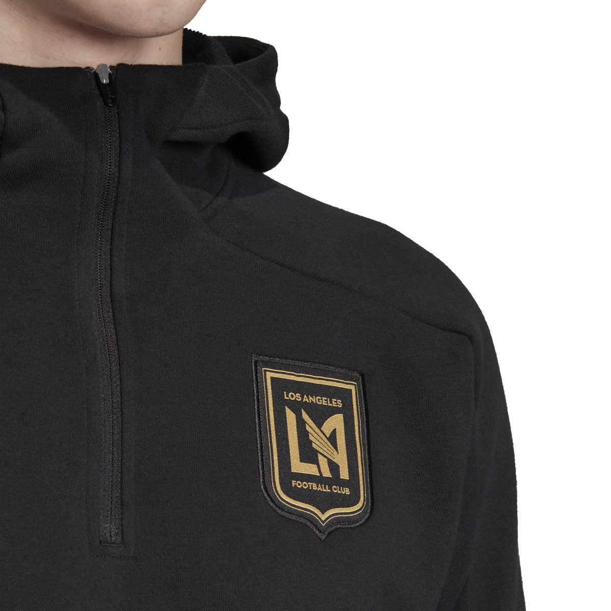 [FI1509] Mens Adidas Los Angeles FC 3-Stripes Travel Jacket