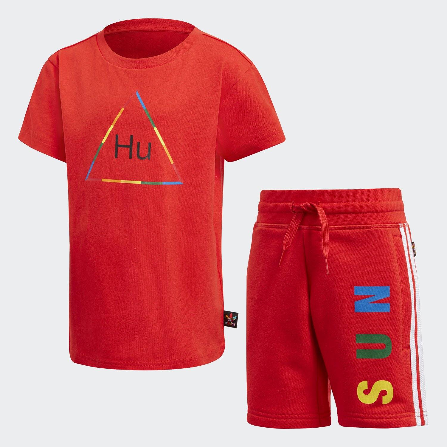 [FR9067] Youth Adidas X Pharrell Williams TBIITD Tee & Short Set - sneakAR