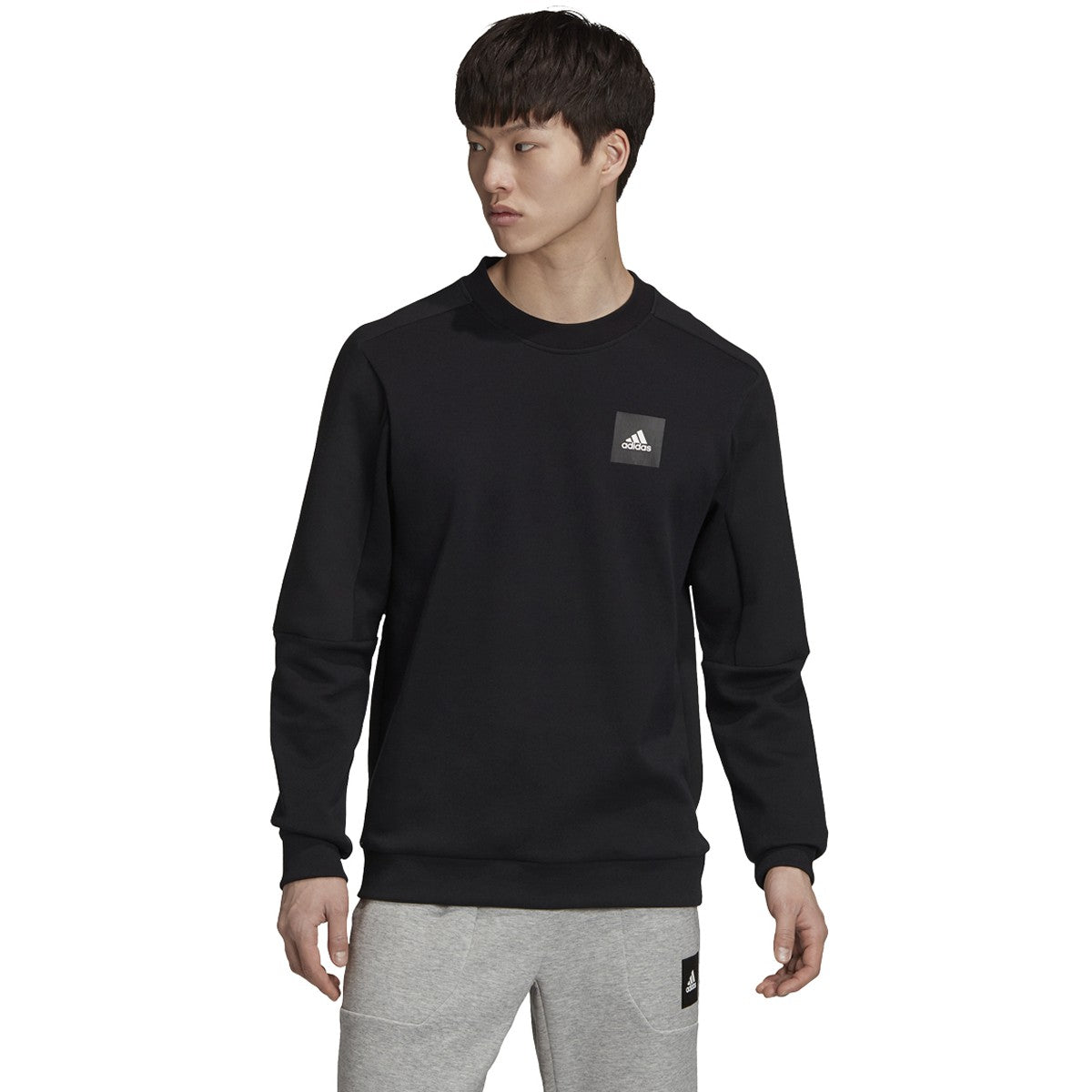 [FU0043] Mens Adidas Must Haves Crew Sweatshirt