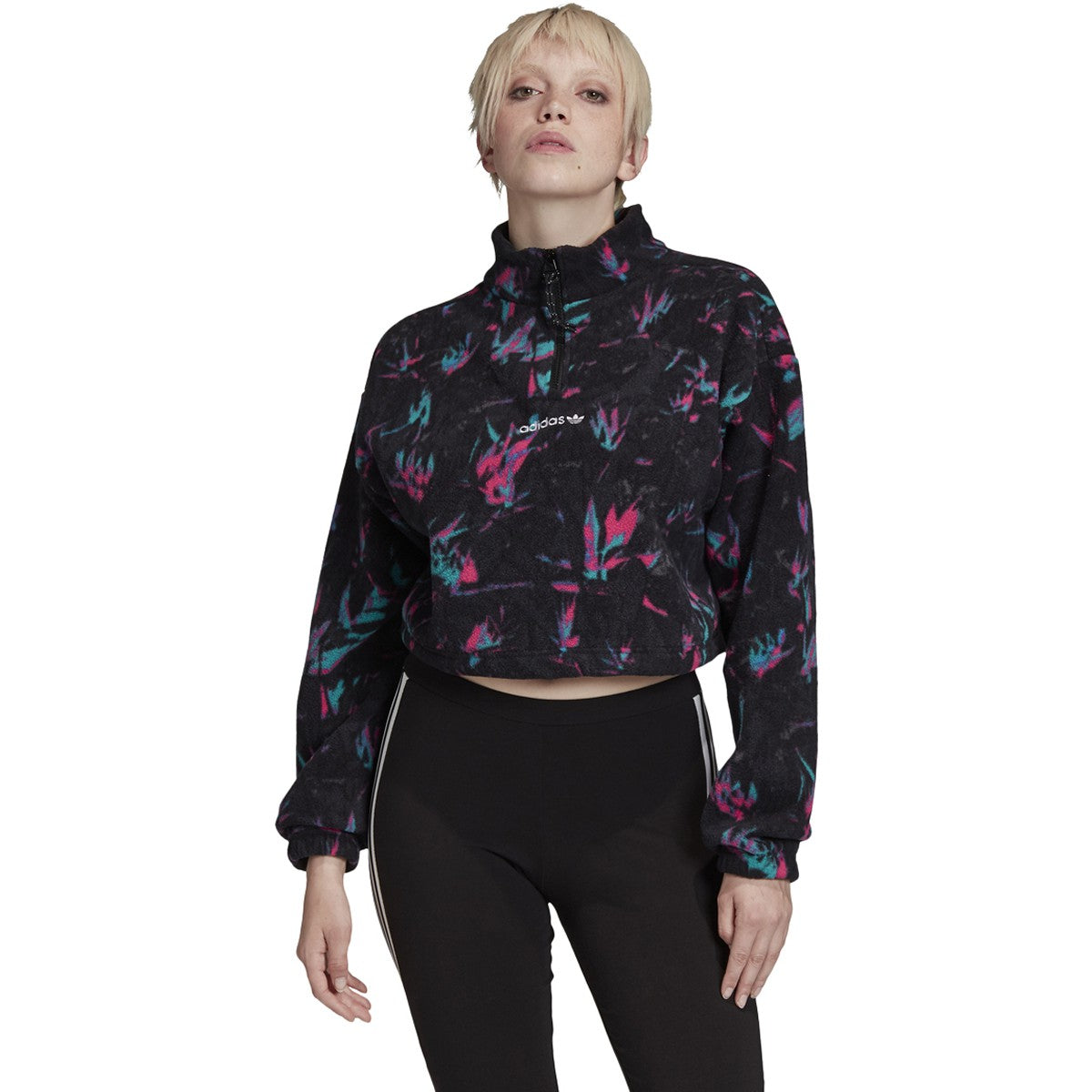 [GC8753] Womens Adidas Originals Half Zip Sweater