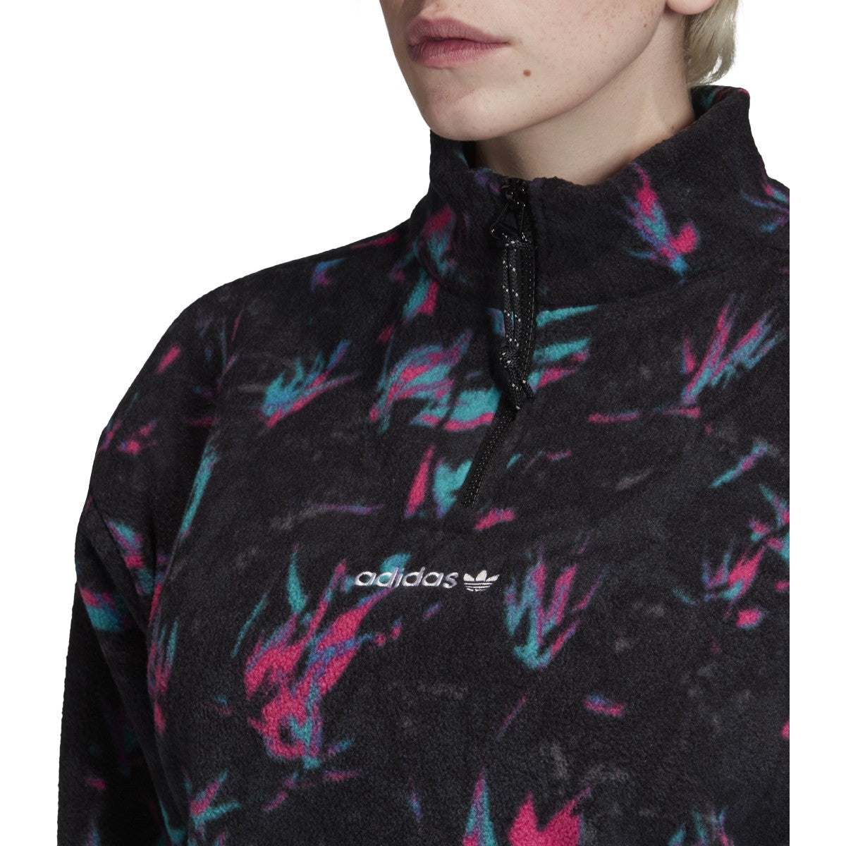 [GC8753] Womens Adidas Originals Half Zip Sweater