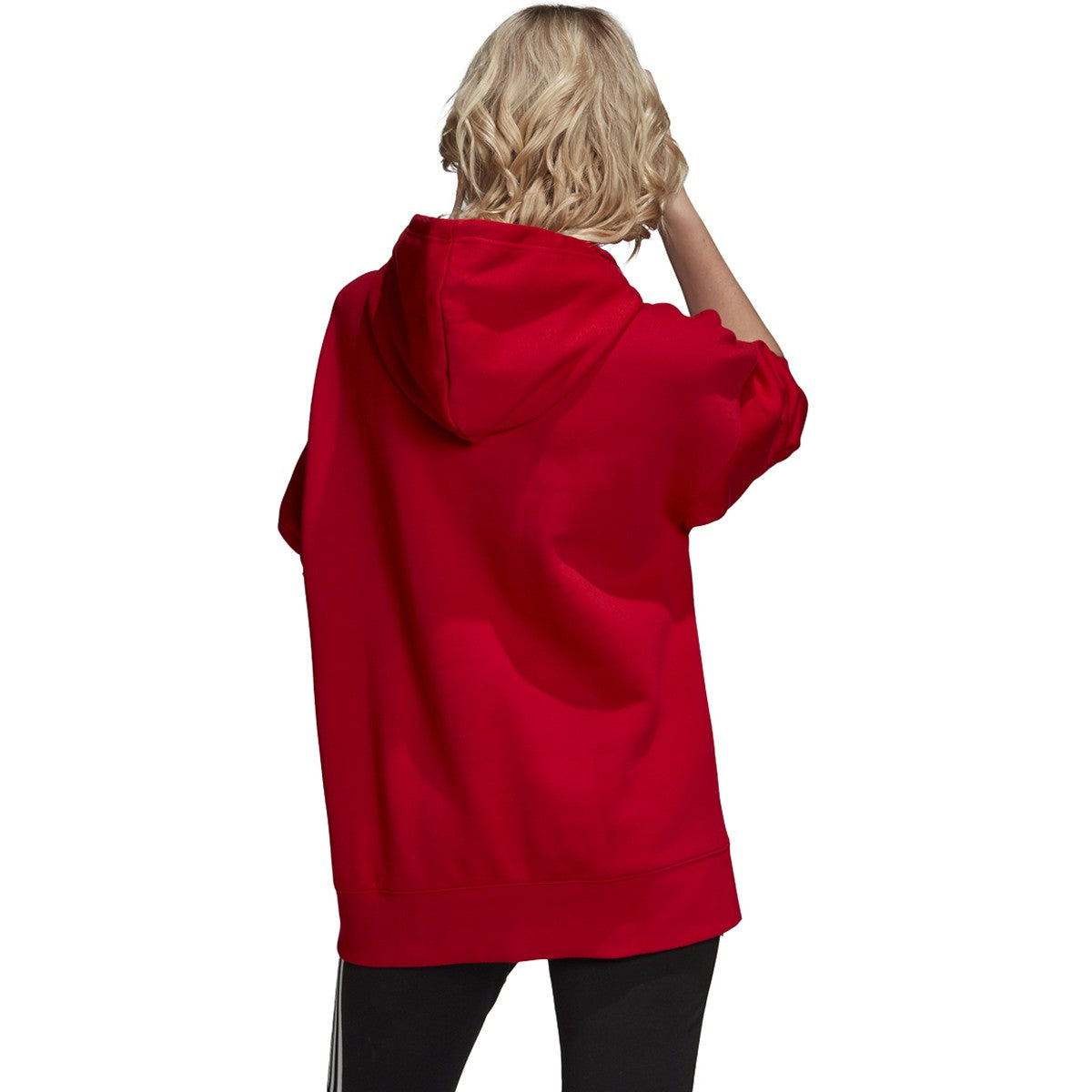 [GD2247] Womens Adidas Adicolor 3D Trefoil Half-Zip Hoodie