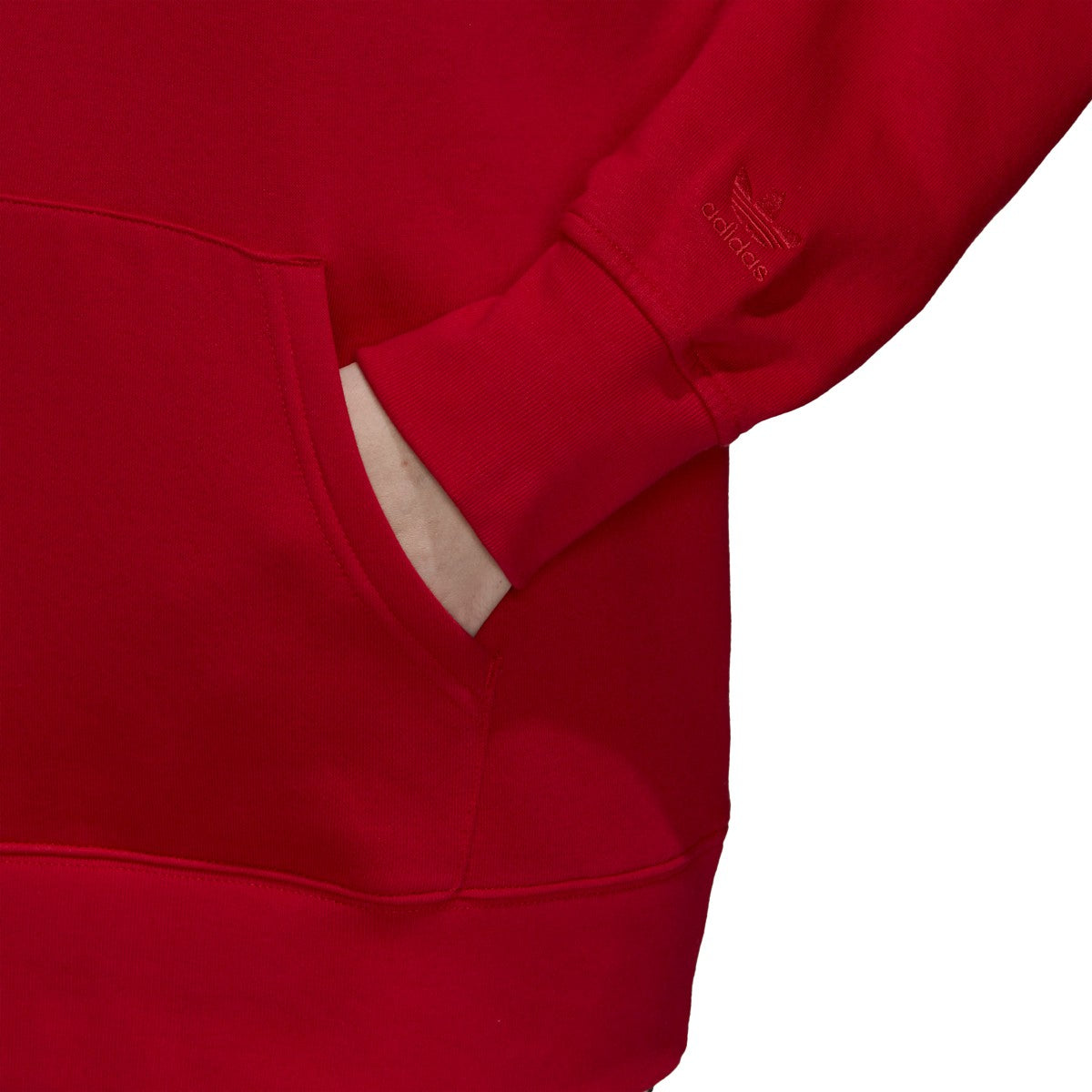 [GD2247] Womens Adidas Adicolor 3D Trefoil Half-Zip Hoodie