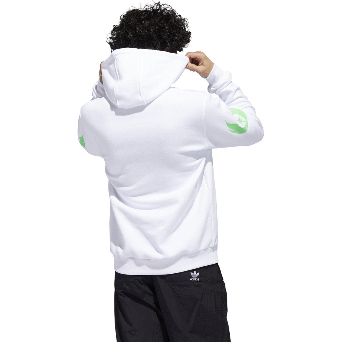 [GJ2116] Mens Adidas Originals x Star Wars Yoda Box Logo Hoodie