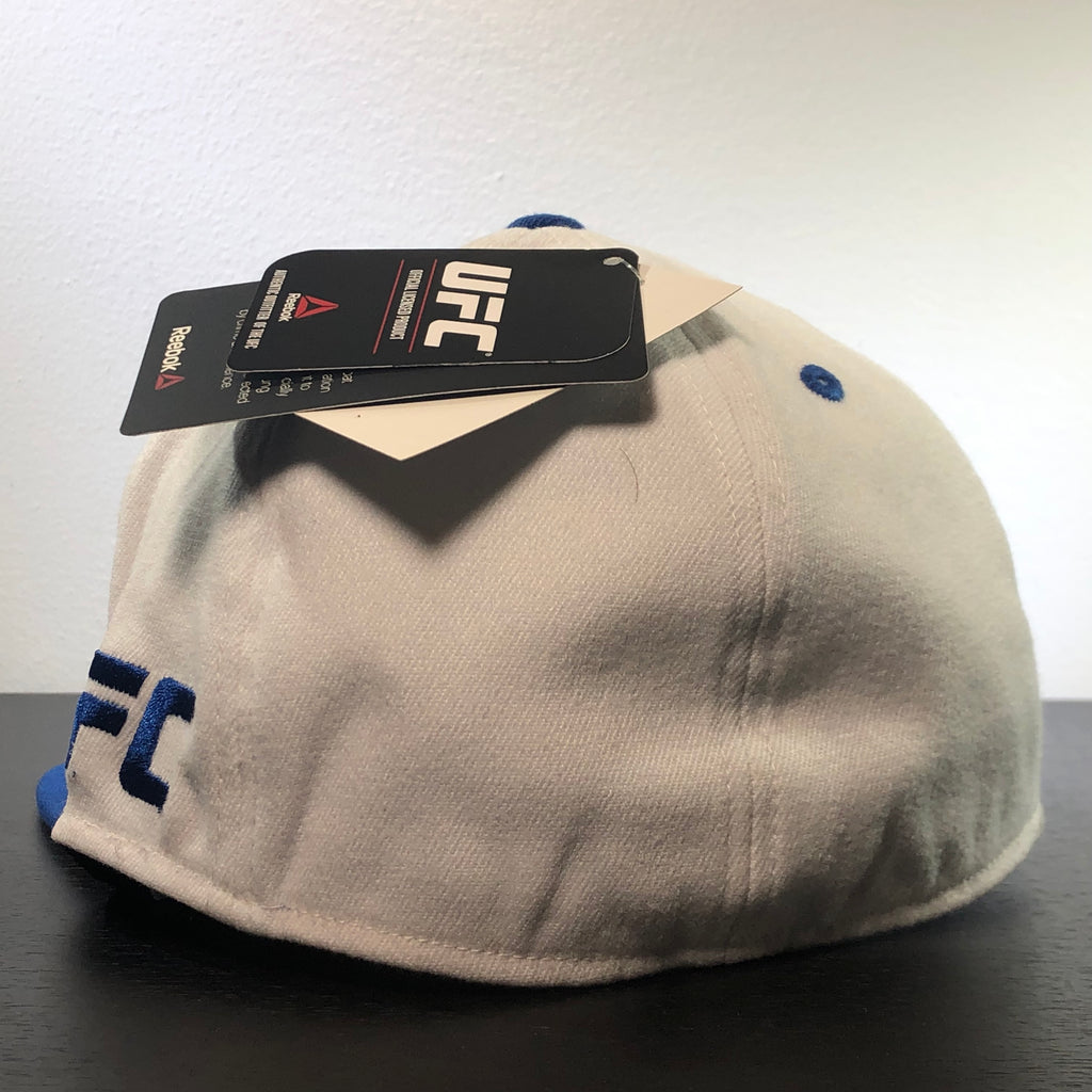 [M770Z] UFC USA Flexfit Hat - White | Maroon | Royal Blue