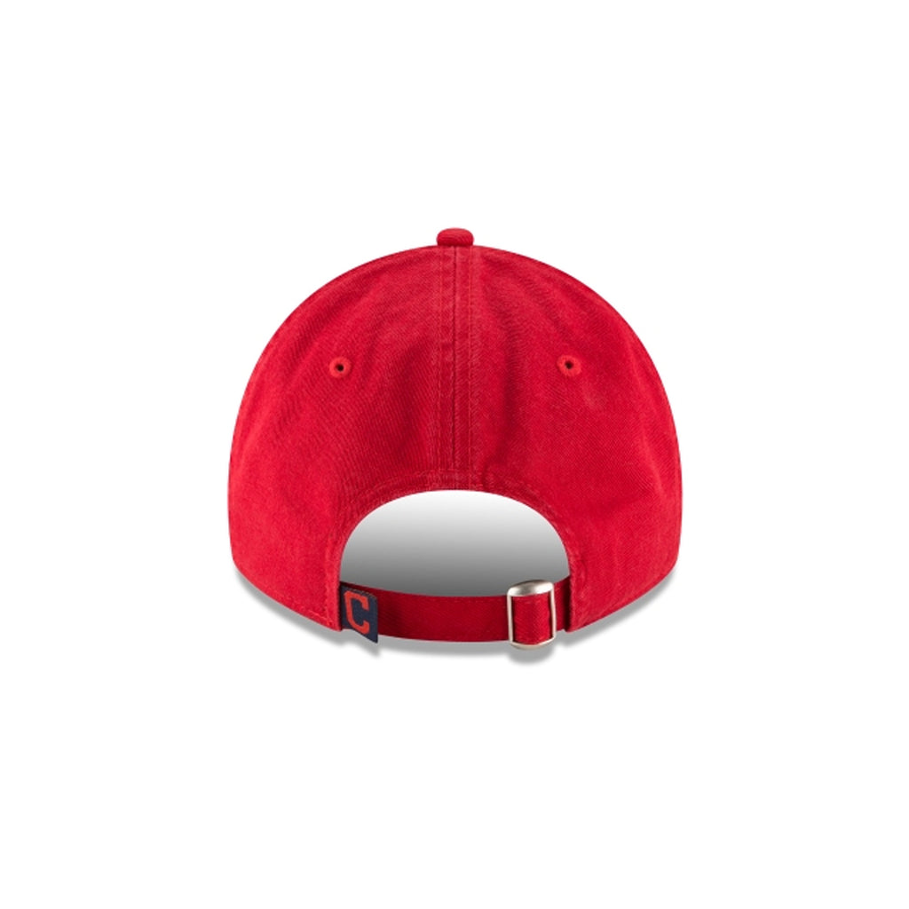 [11591550] Mens New Era MLB Core Classic 9Twenty Strapback - Cleveland Indians