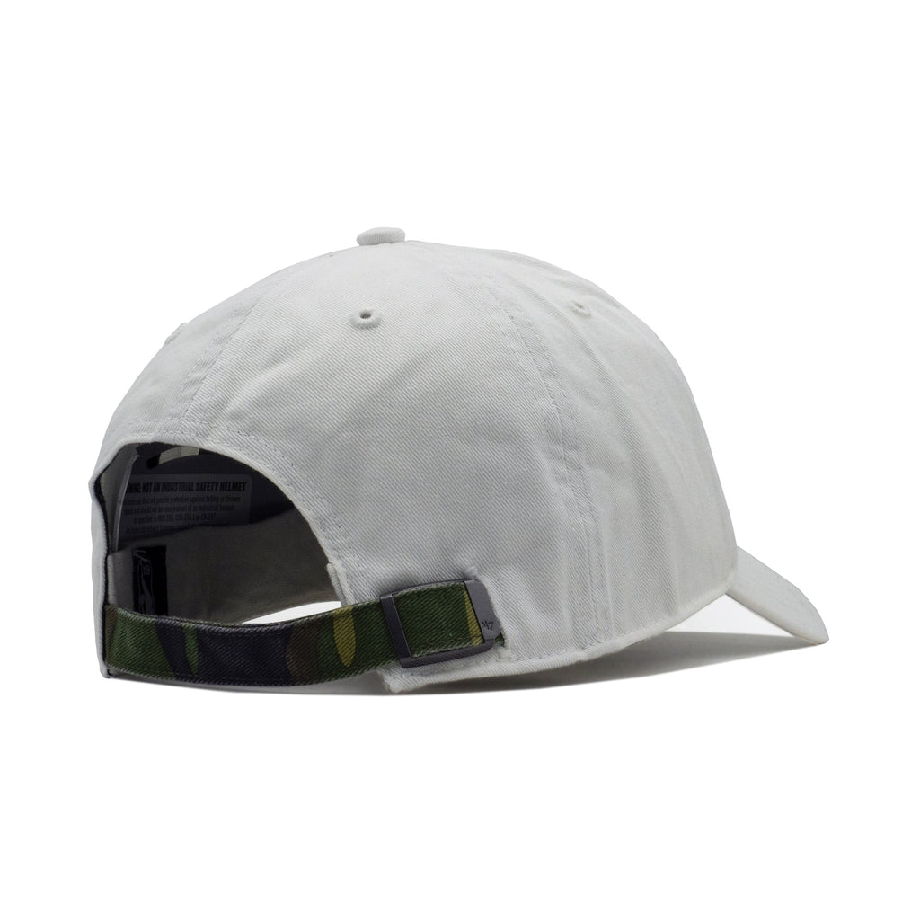 Mens 47 Brand Chicago Bulls Clean Up Strapback - White