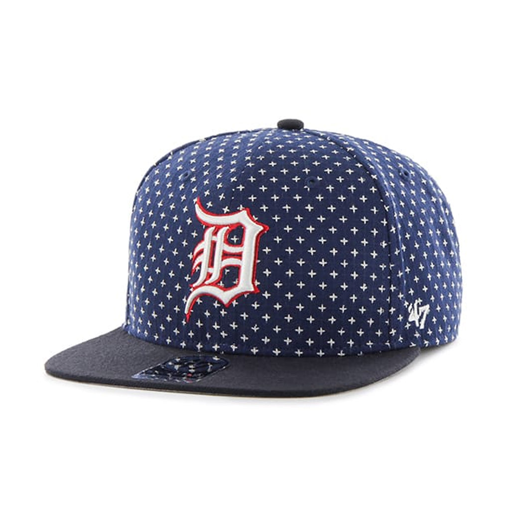 Mens 47 Brand Detroit Tigers Captain Snapback - Navy Blue