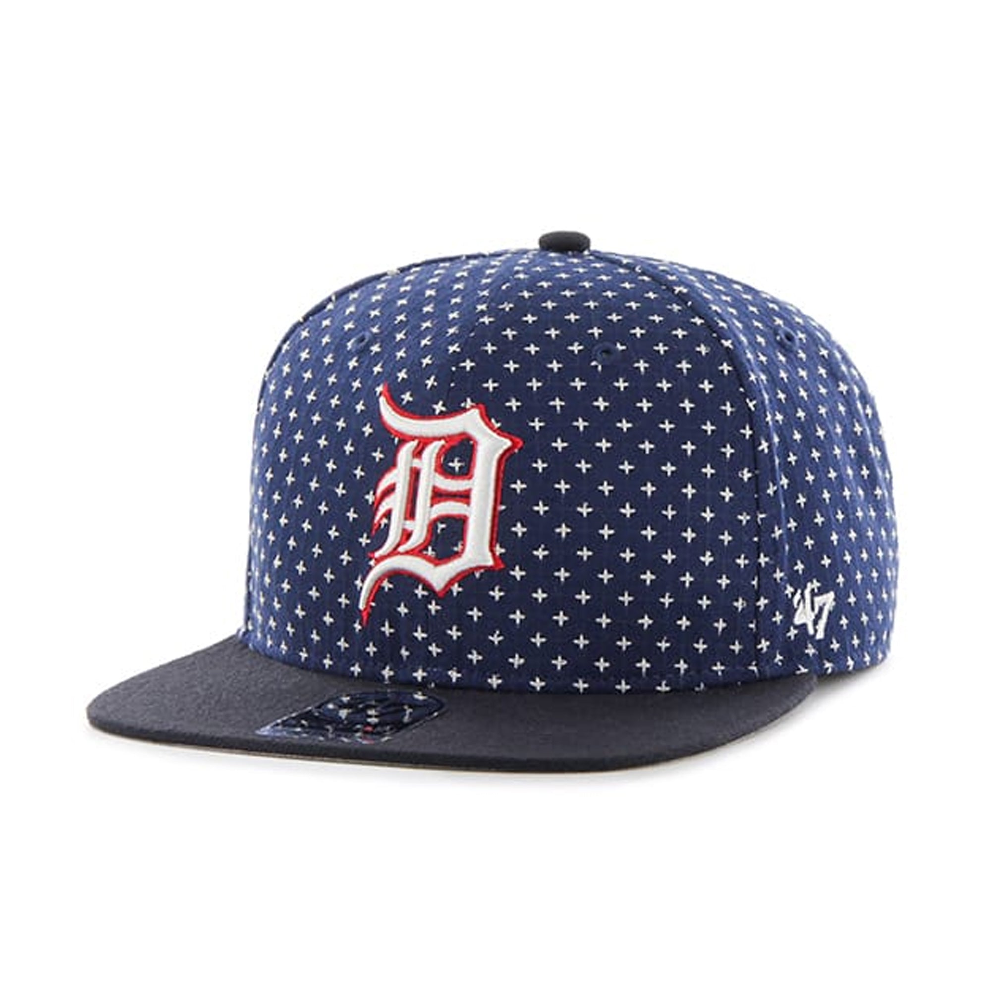 Mens 47 Brand Detroit Tigers Captain Snapback - Navy Blue