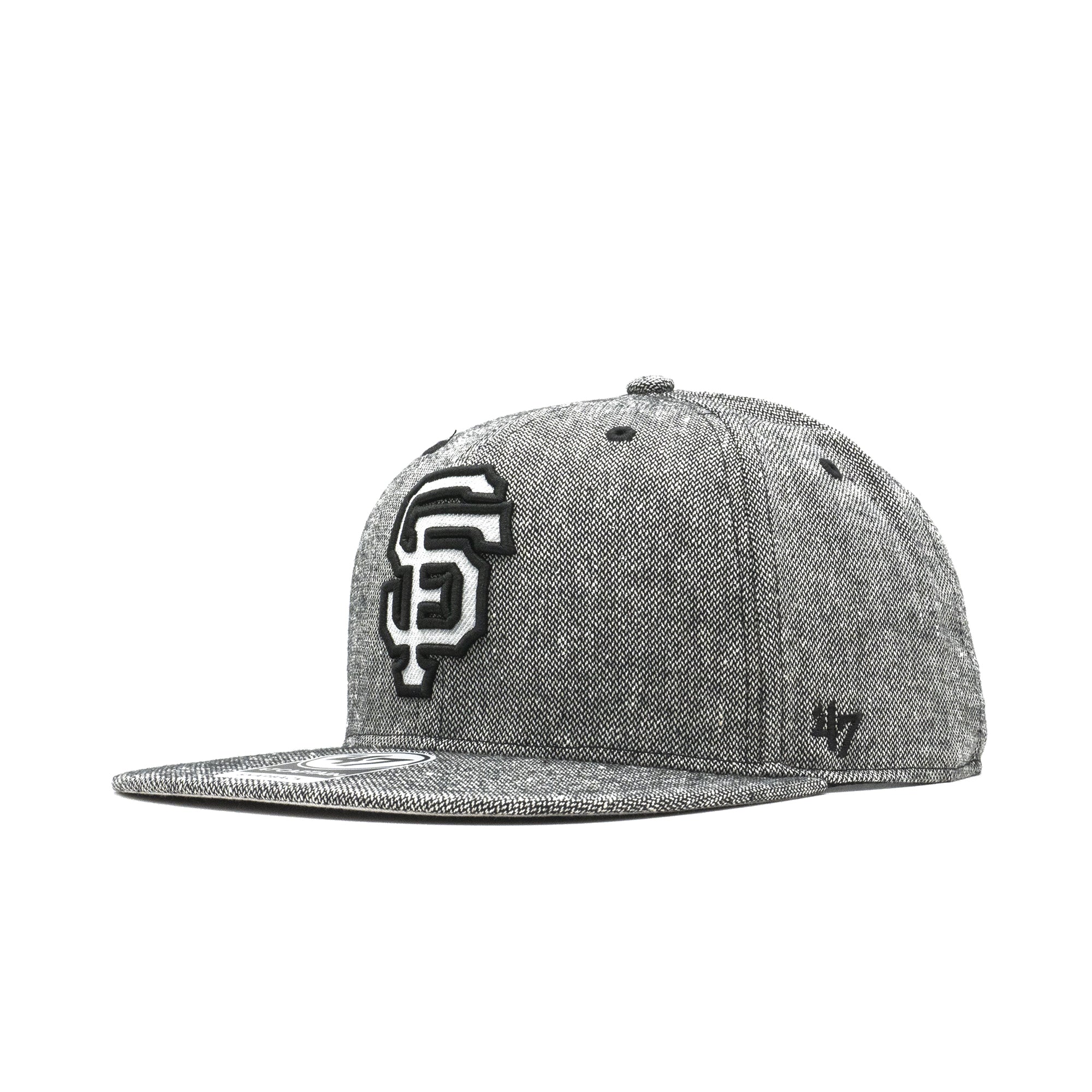 Mens 47 Brand SF Giants Captain Snapback - Grey