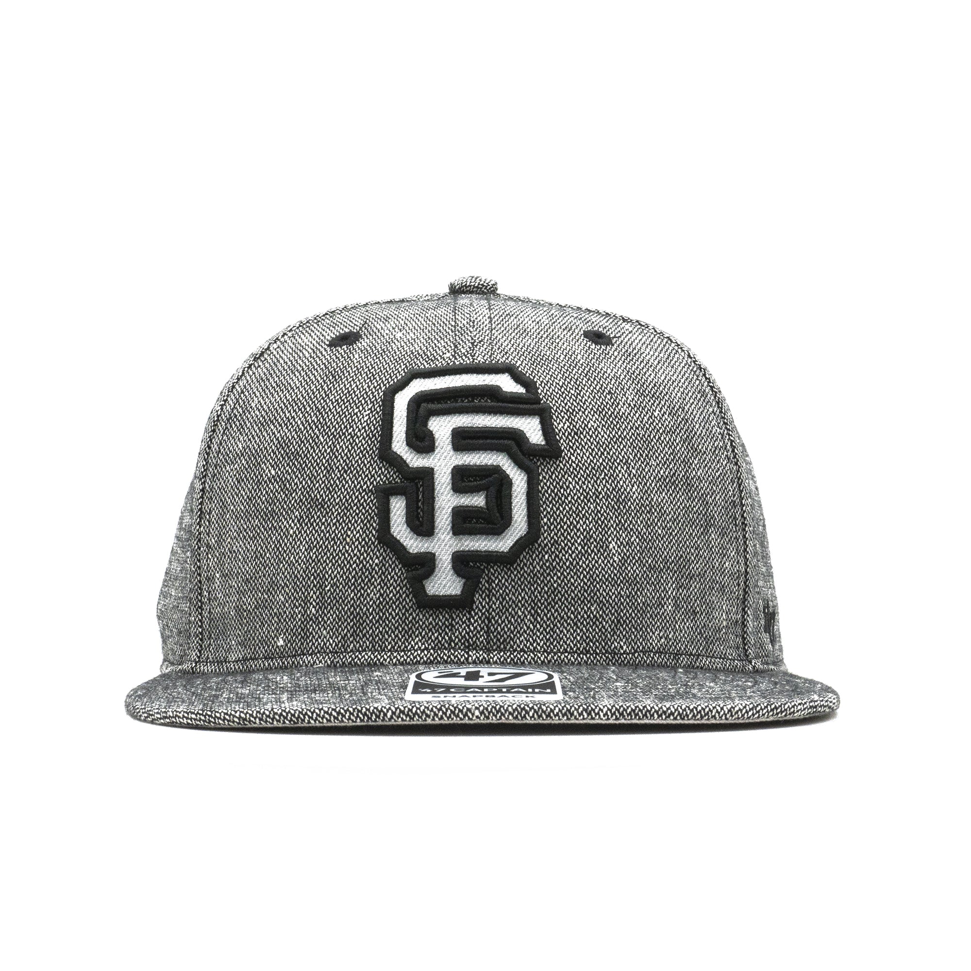 Mens 47 Brand SF Giants Captain Snapback - Grey