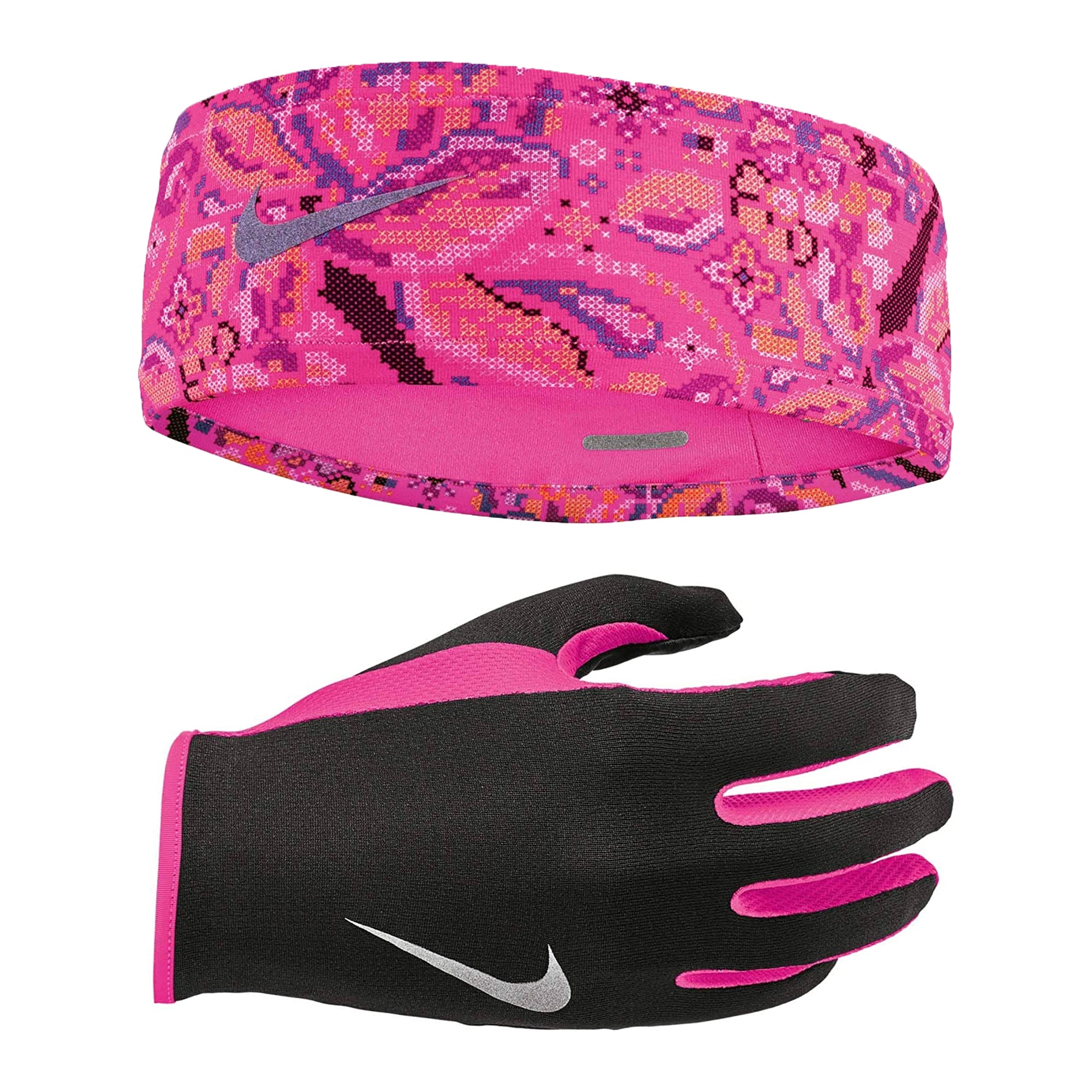 [N.000.3558.965] Womens NIKE RUN DRY HEADBAND AND GLOVE SET