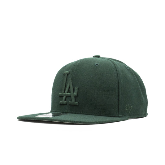 Mens 47 Brand LA Dodgers Captain Snapback - Dark Green/Dark Green Logo