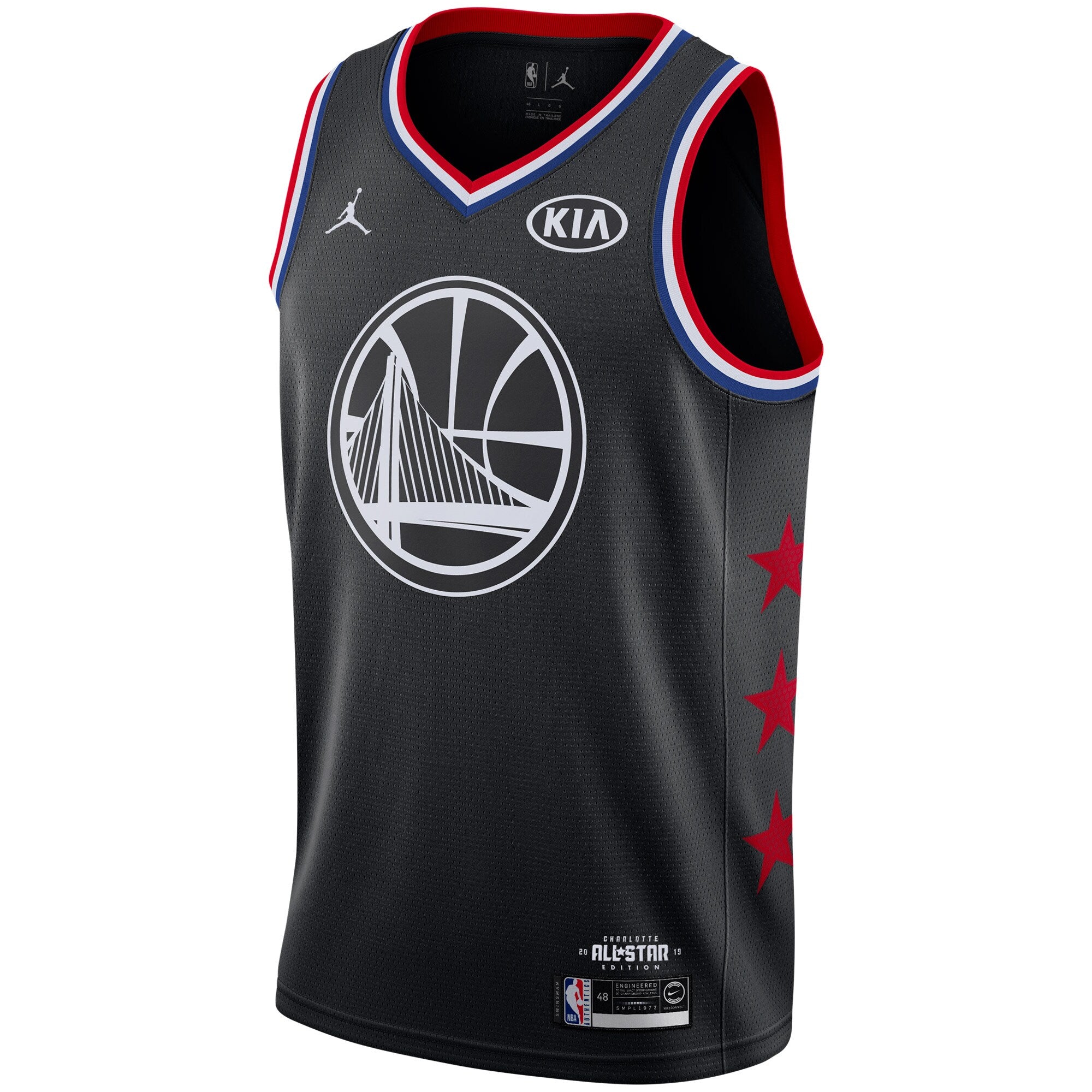 [BV3571-011] Mens Air Jordan NBA GS Warriors Stephen Curry 2019 All Star