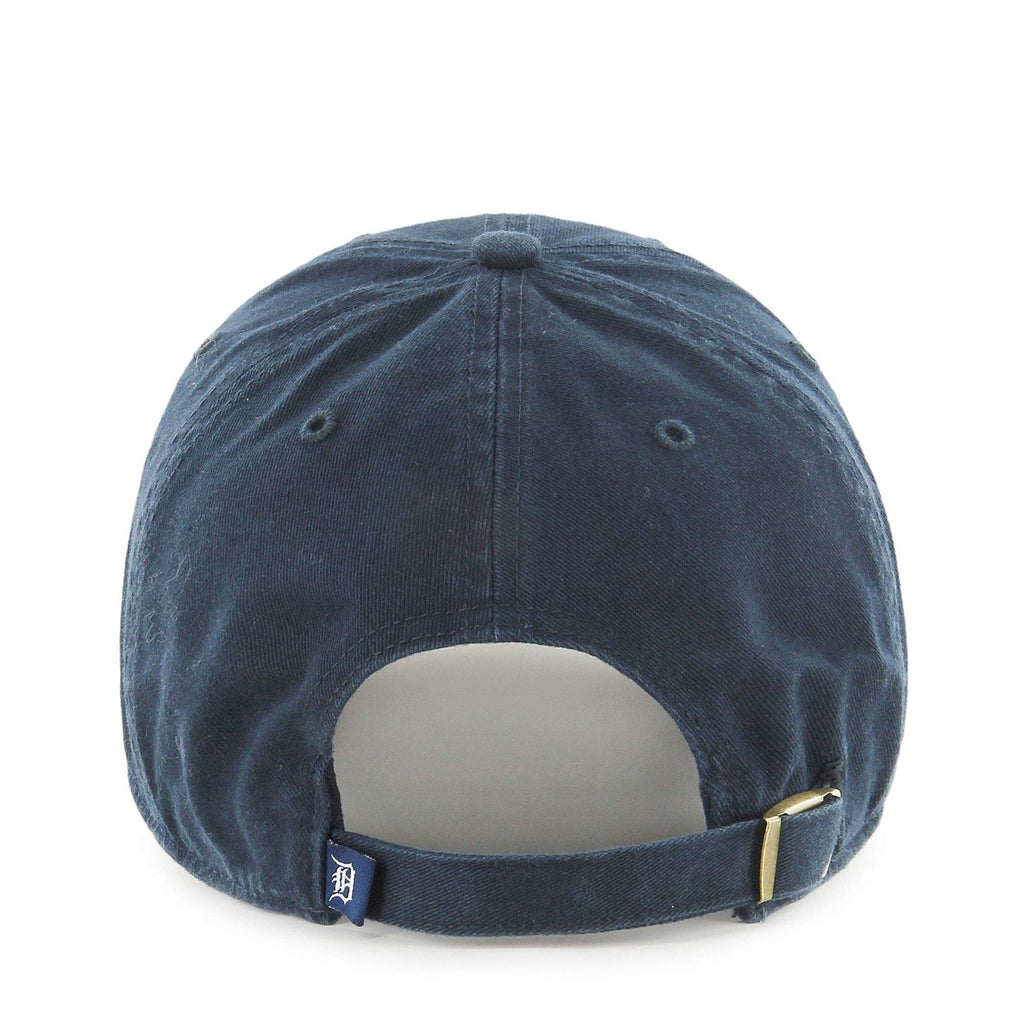 Mens 47 Brand Detroit Tigers Clean Up Strapback - Navy Blue - sneakAR