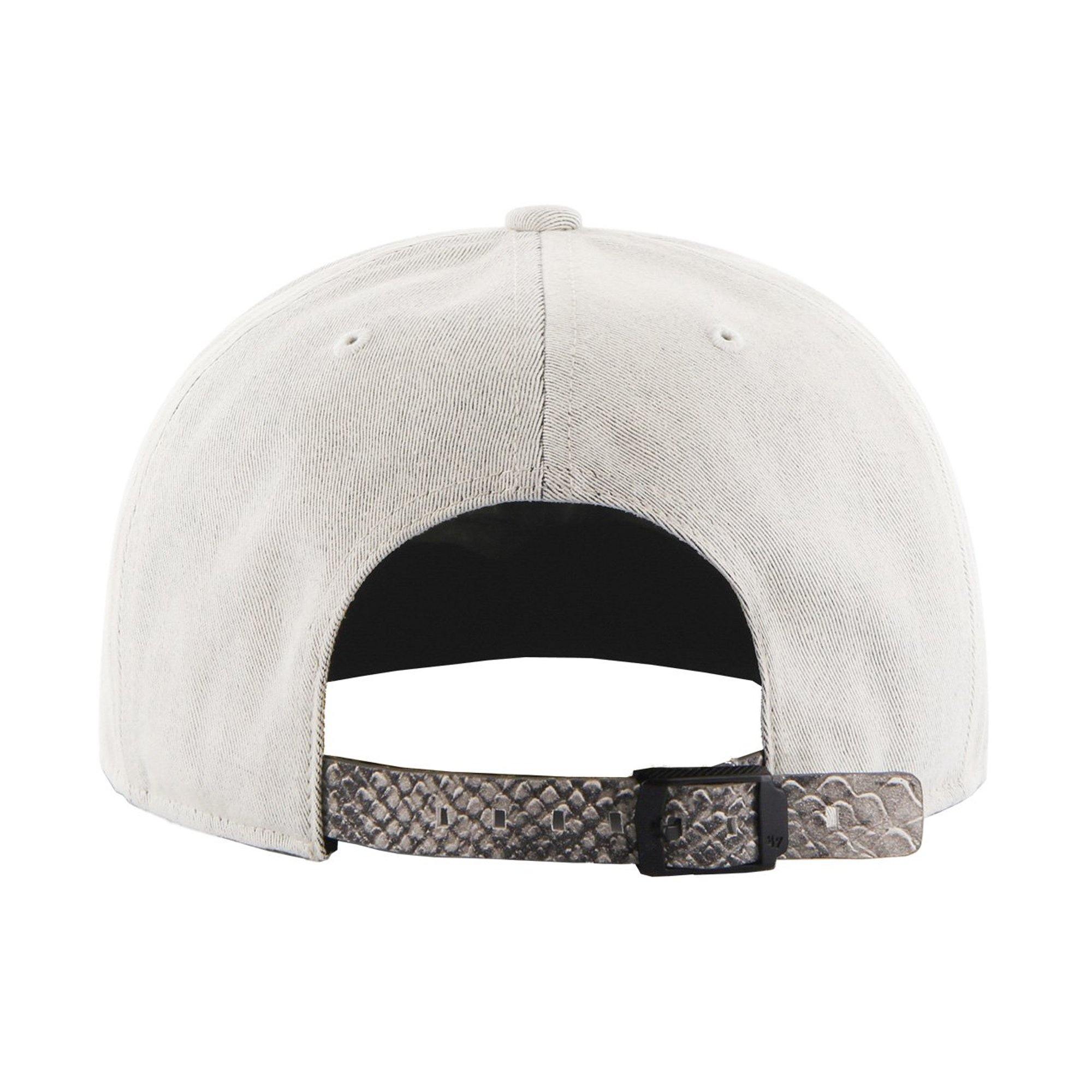 Mens 47 Brand NY Yankees Captain Strapback - Natural Grey - sneakAR