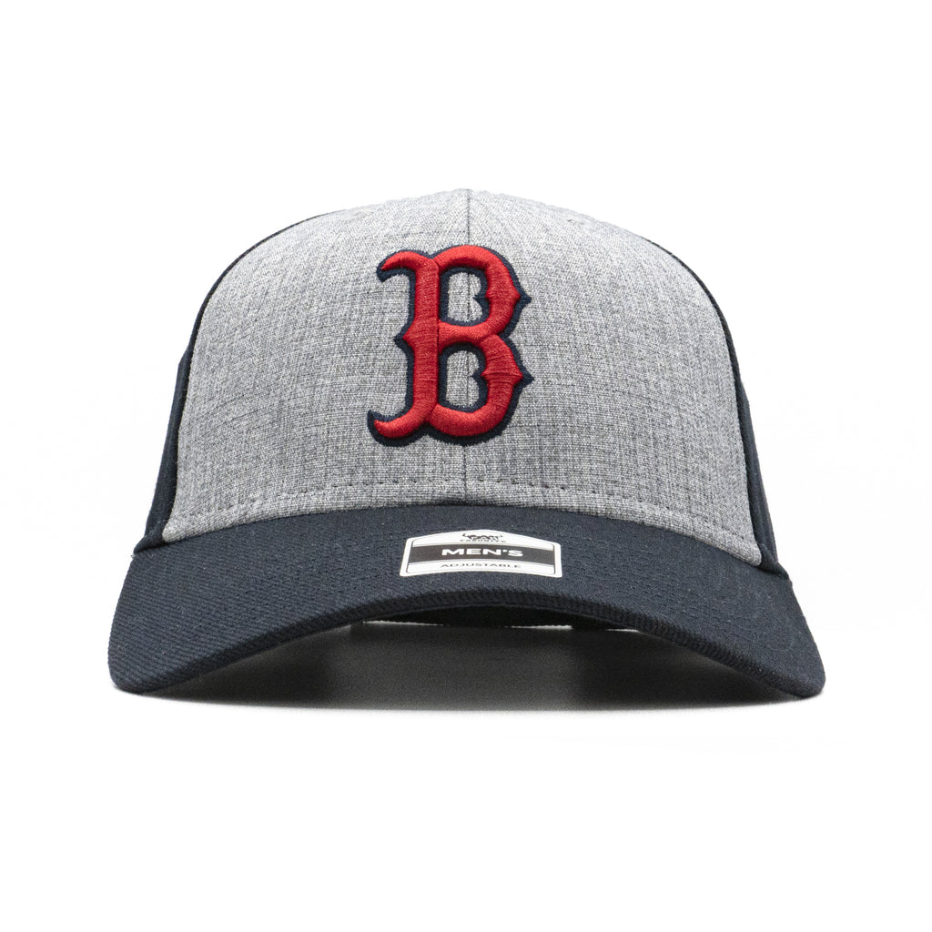 Mens 47 Brand Boston Red Sox Fan Favorite Strapback - Navy/Grey