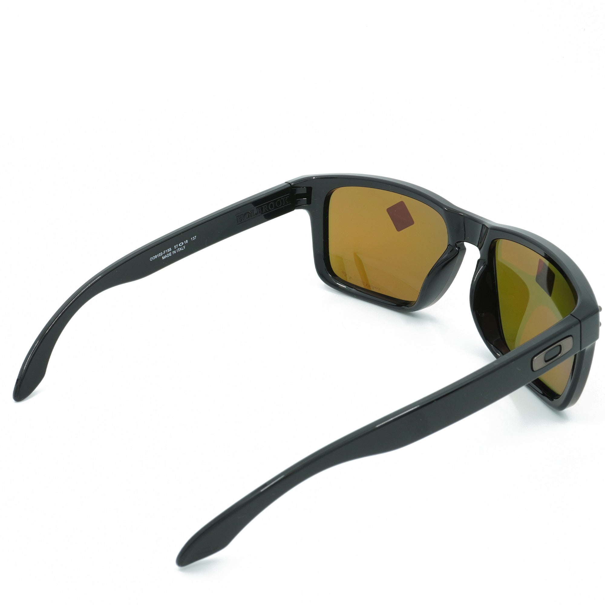 [OO9102-F1] Mens Oakley Holbrook Polarized Sunglasses -Polished Black/PRIZM Ruby