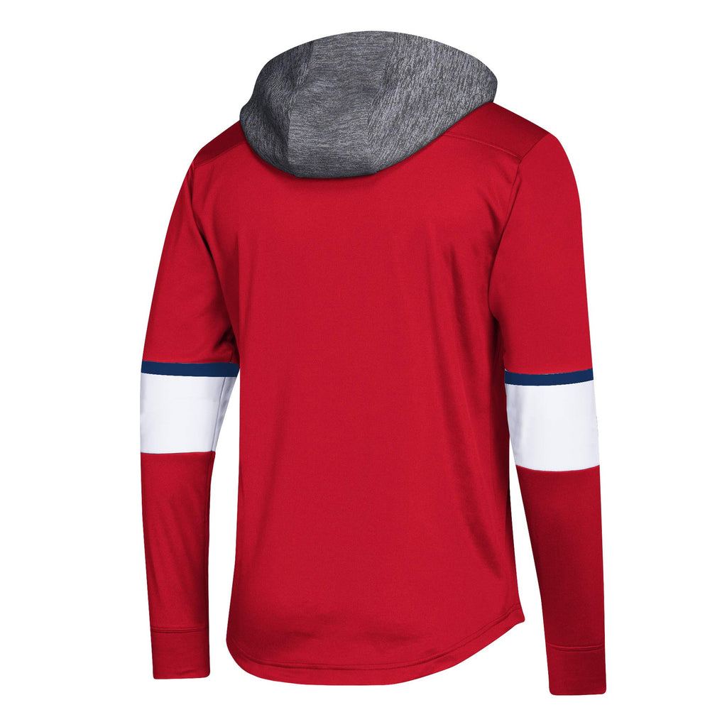 [DN2589] Mens Adidas NHL Washington Capitals Platinum Jersey Hoodie
