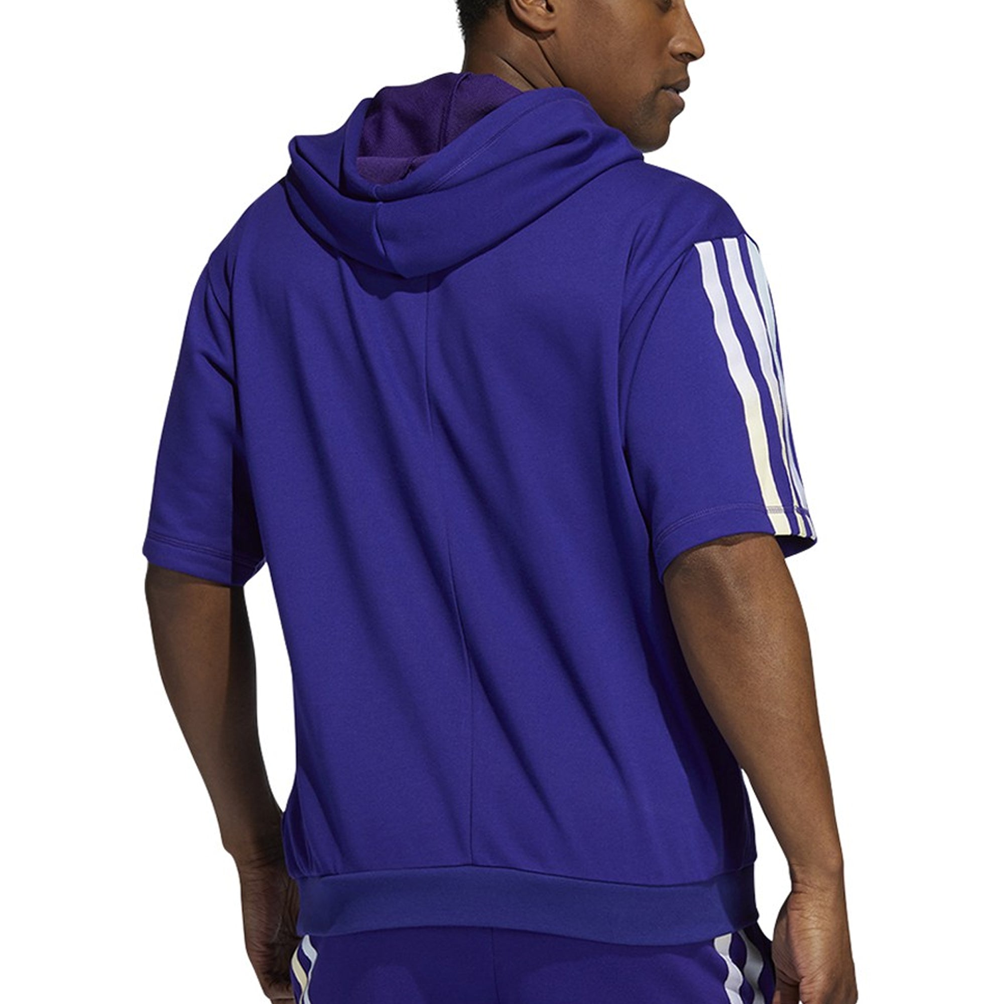 [HB6759] Mens Adidas Donovan Mitchell Short Sleeve Hoodie