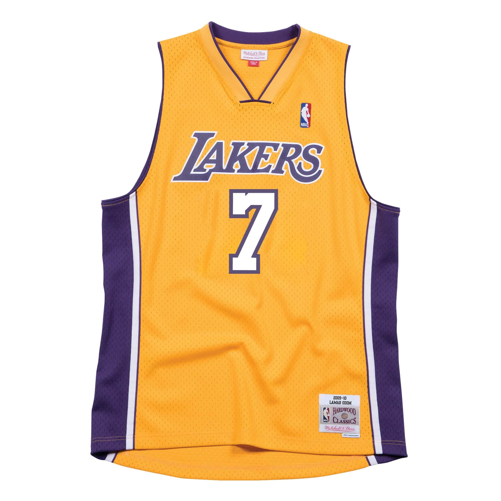 Mens Mitchell & Ness NBA Swingman Jersey Los Angeles Lakers 2009 Lamar Odom