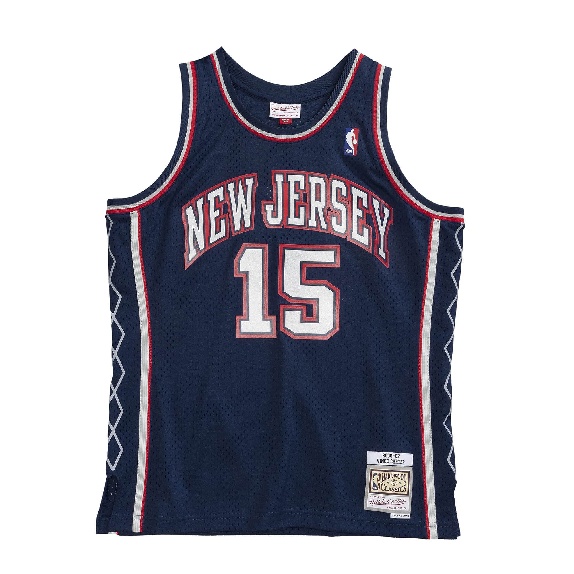 Mens Mitchell & Ness NBA Swingman Jersey NJ Nets 06 Vince Carter
