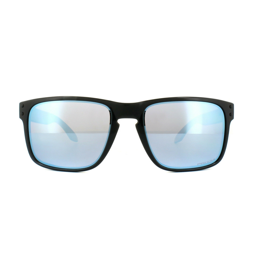 [OO9102-C1] Mens Oakley Holbrook Polarized Sunglasses - Polished Black/PRIZM H2O