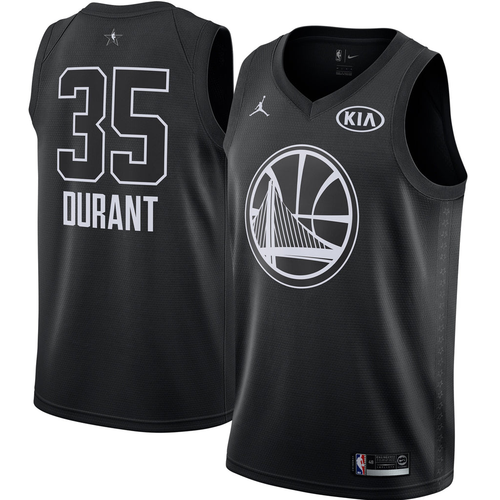 [9Z2B7BY3P-DURANT] Youth Air Jordan GS Warriors "2018 Allstar" Swingman Jersey