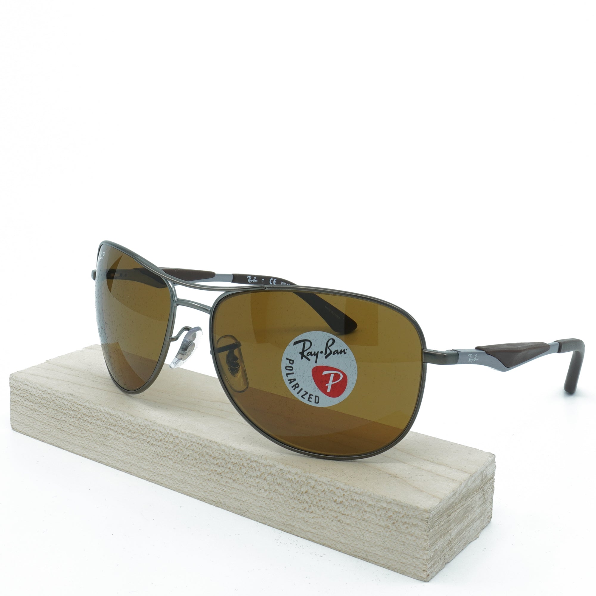[RB3519-029/83_59] Mens Ray-Ban Pilot Polarized Sunglasses