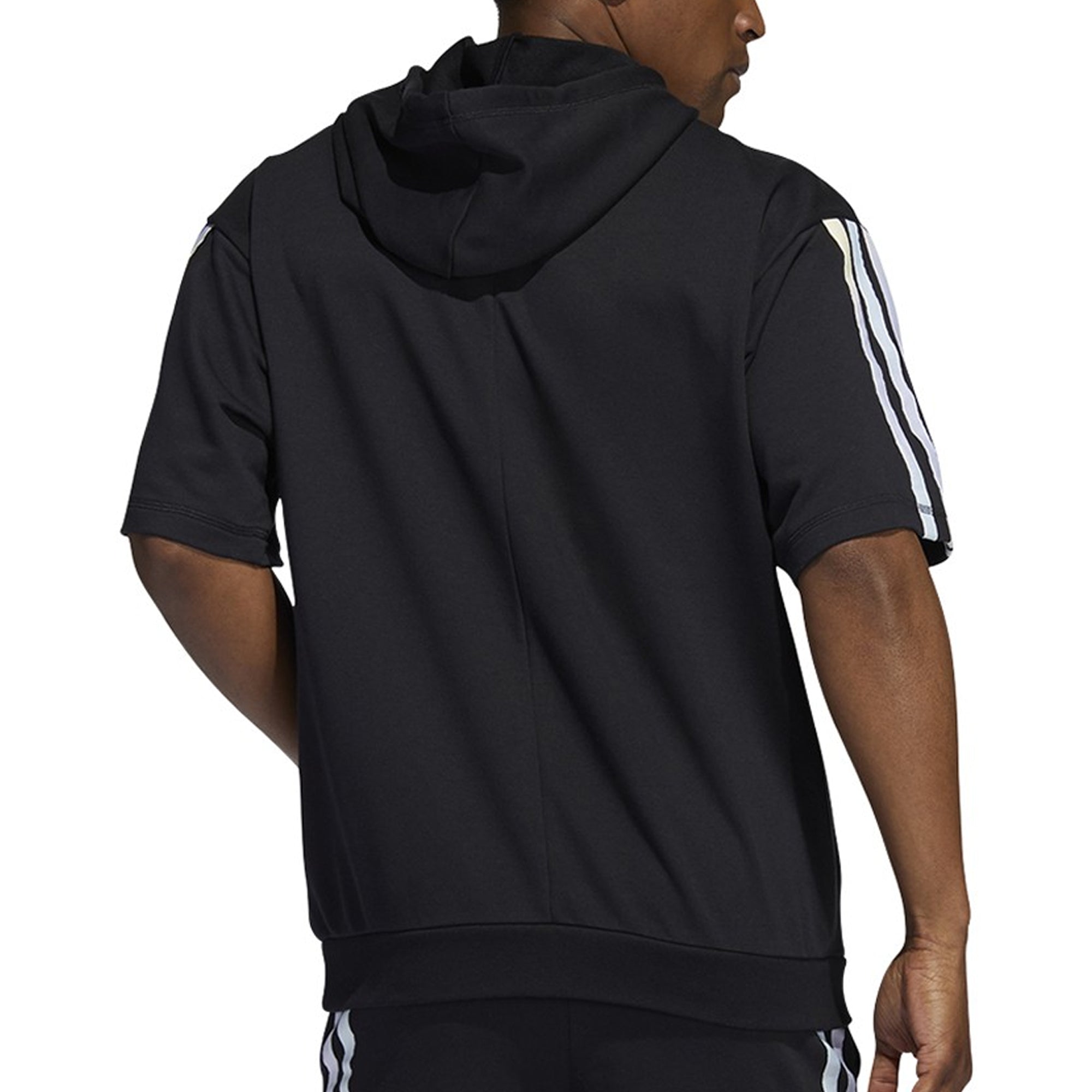 [HB6757] Mens Adidas Donovan Mitchell Short Sleeve Hoodie