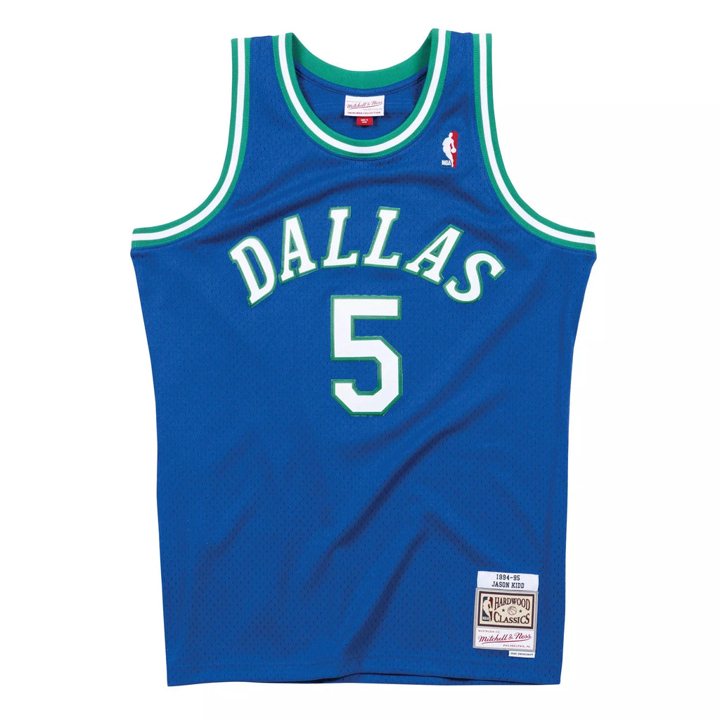 Mens Mitchell & Ness NBA Swingman Road Jersey Dallas Mavericks 94 Jason Kidd