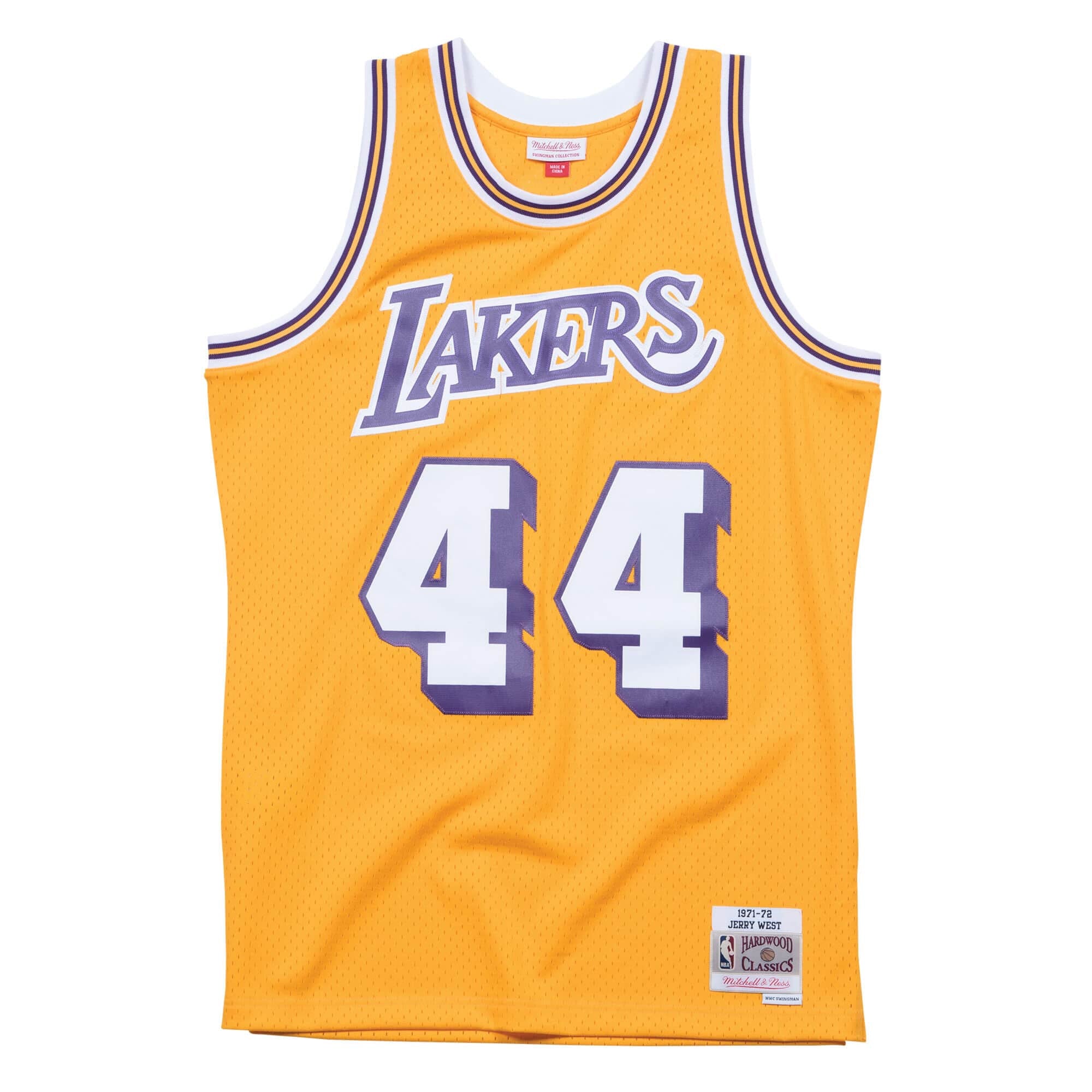 Mens Mitchell & Ness NBA Swingman Jersey Los Angeles Lakers 71-72 Jerry West