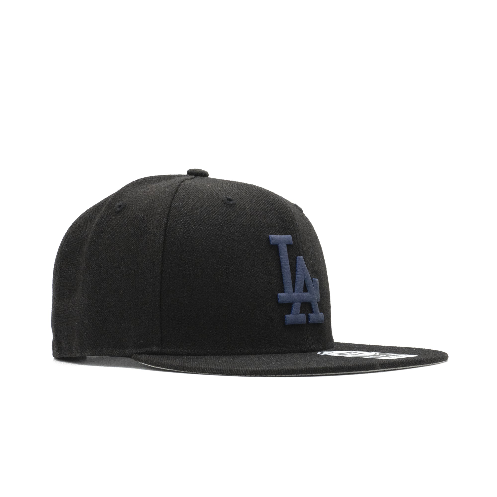 Mens 47 Brand LA Dodgers Captain Snapback - Black