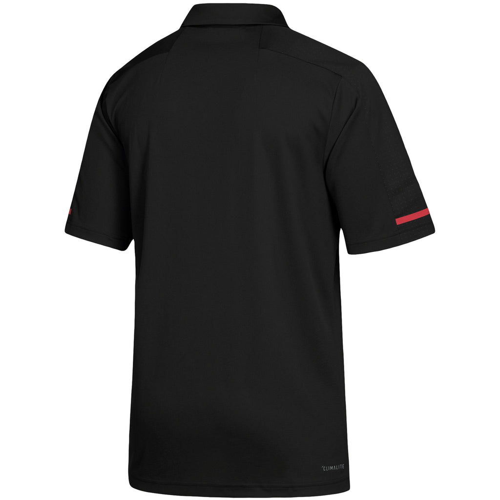 [D78293] Mens Adidas NHL Chicago Blackhawks GameDay Polo