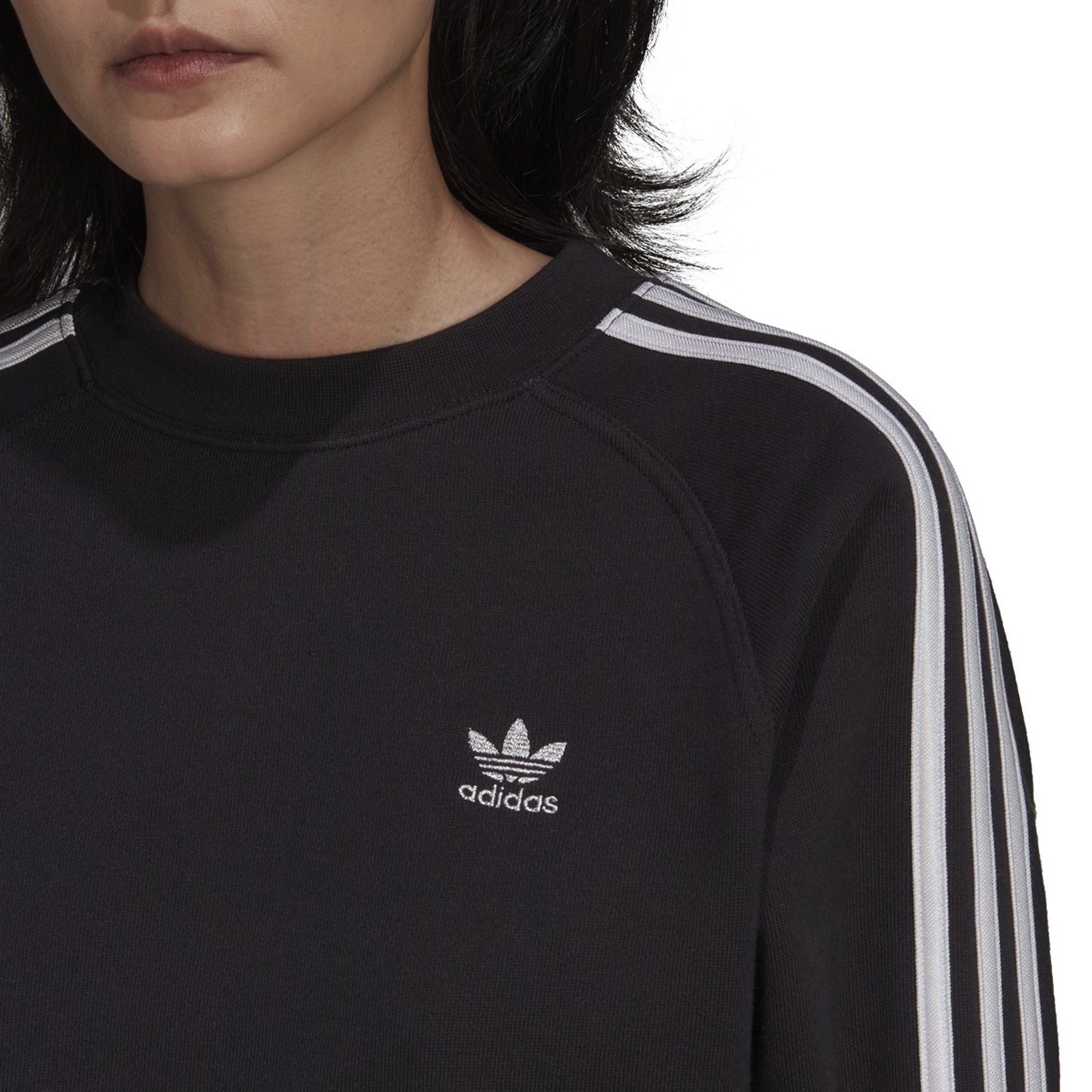 [HF7530] Womens Adidas Originals Adicolor High Shine Crew Sweatshirt