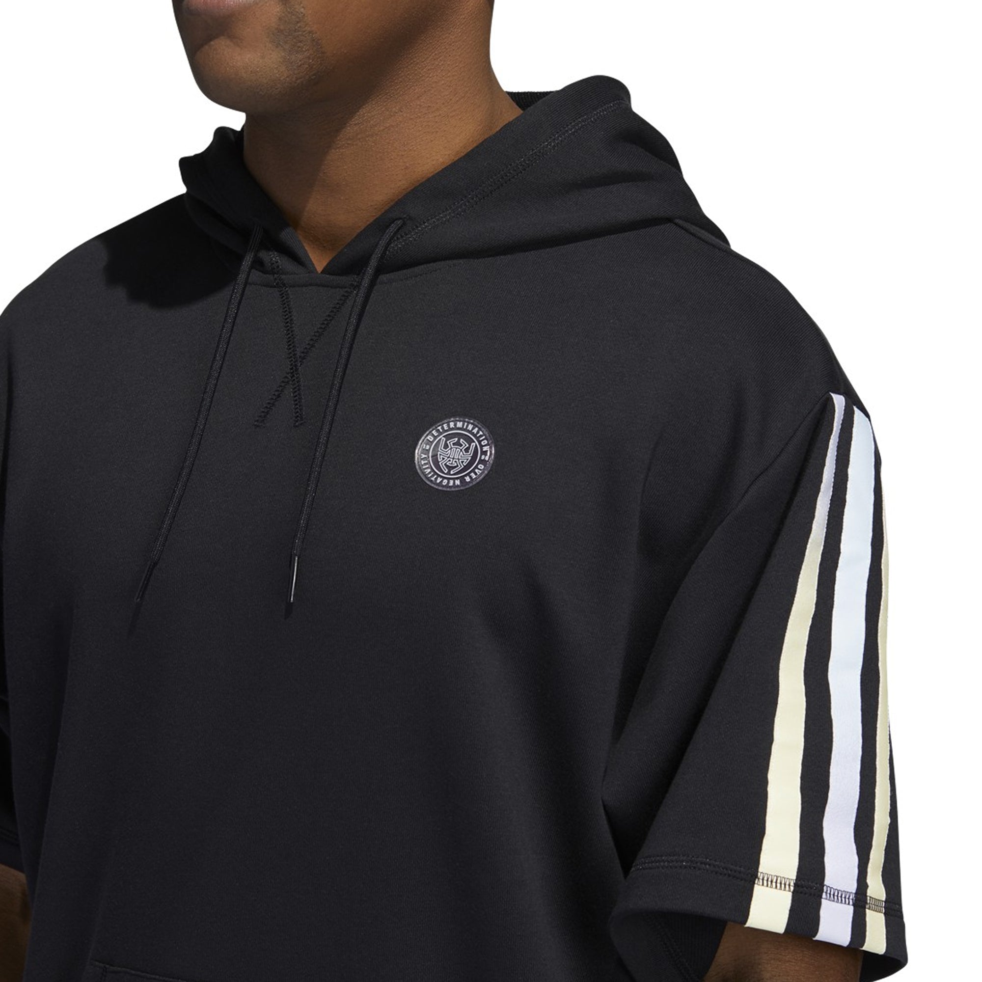 [HB6757] Mens Adidas Donovan Mitchell Short Sleeve Hoodie