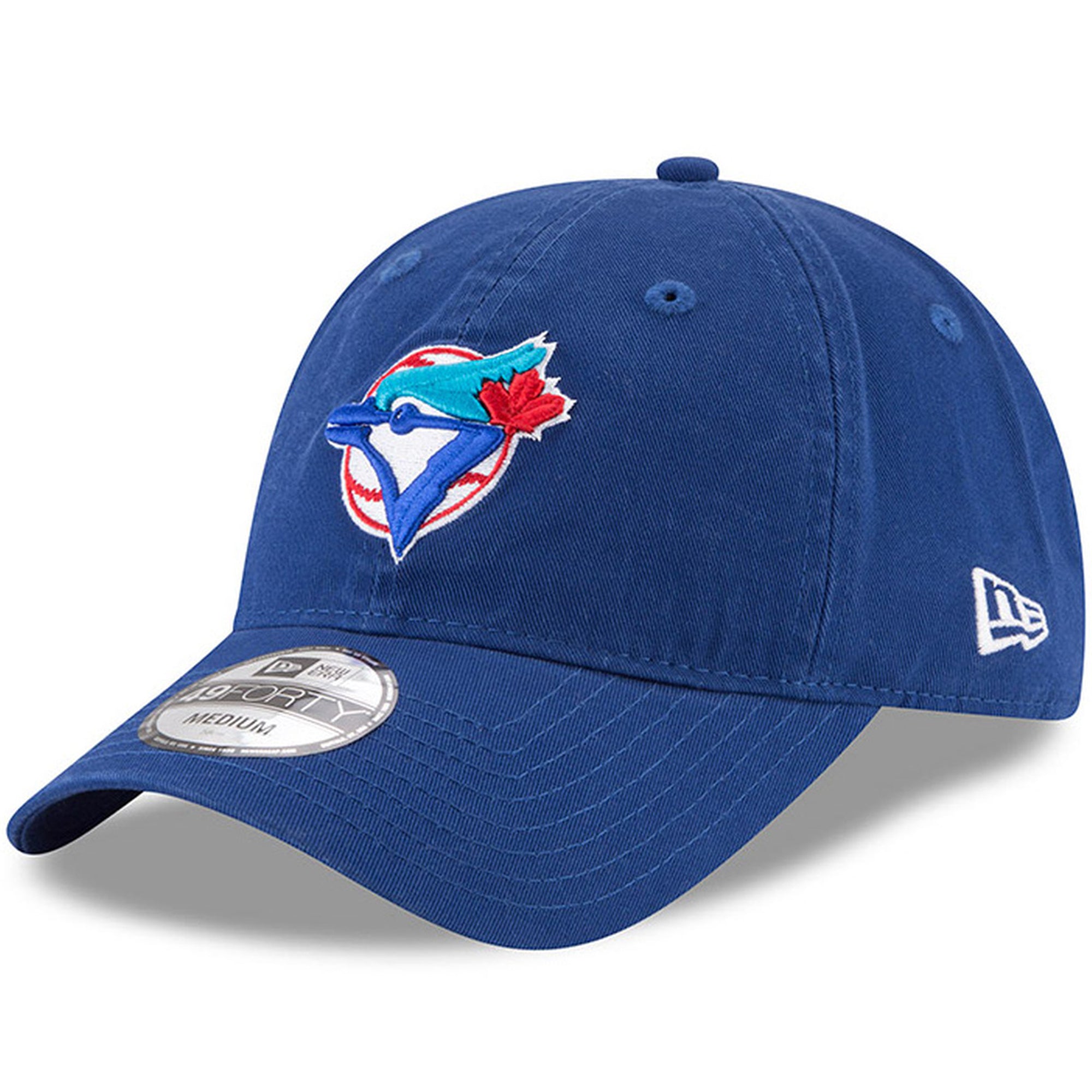 [11605686] Mens New Era MLB Core Fit 49Forty Fitted - Toronto Blue Jays