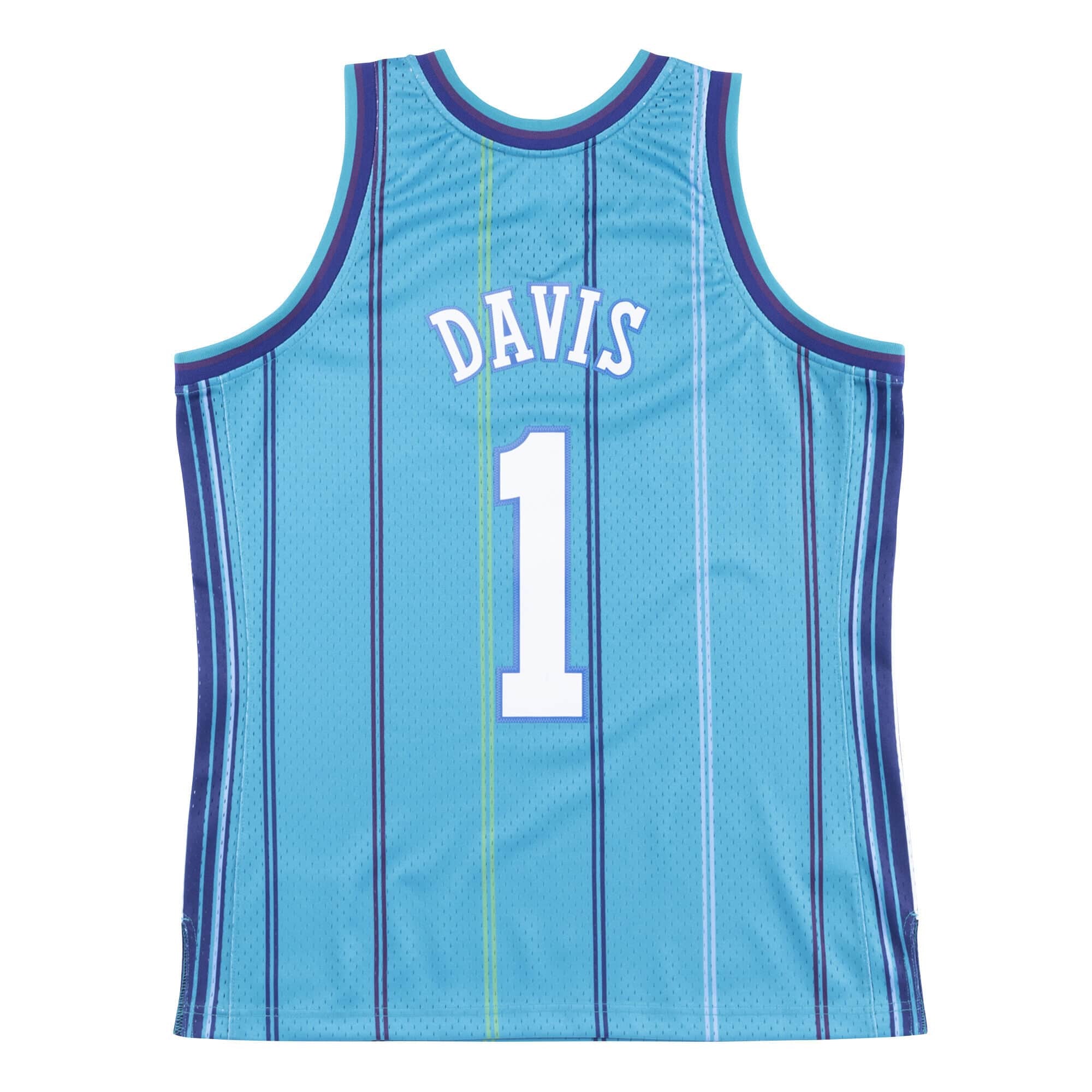 Mens Mitchell & Ness NBA Swingman Road Jersey Charlotte Hornets 99 Baron Davis