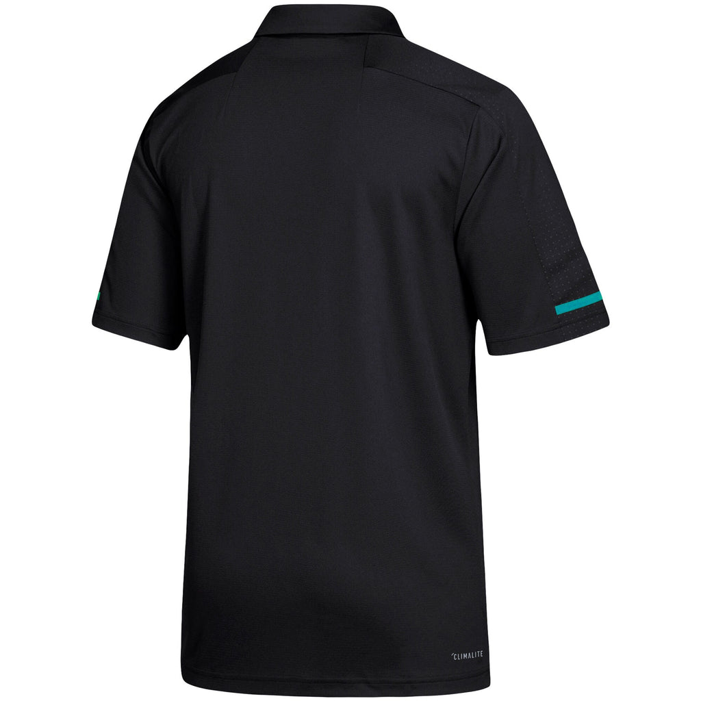 [D78078] Mens Adidas NHL San Jose Sharks GameDay Polo
