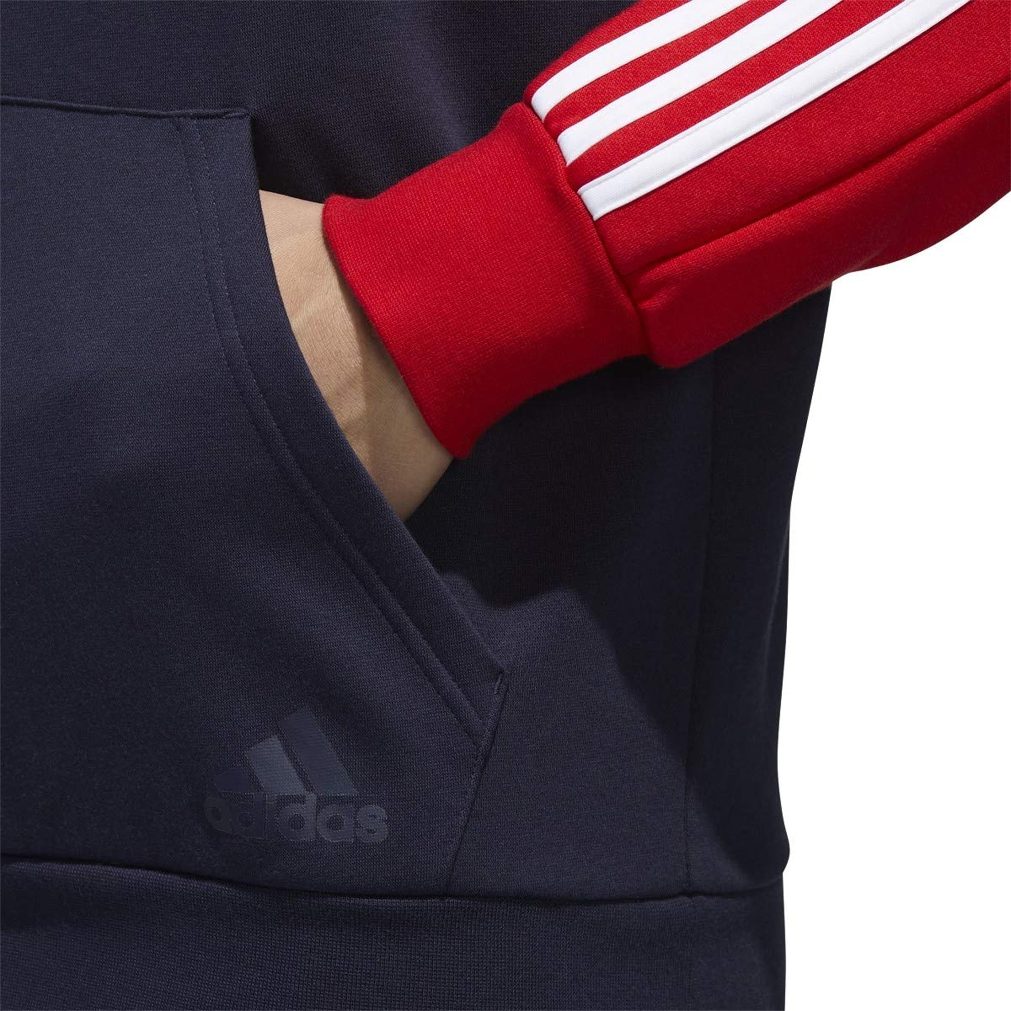 [GL7465] Mens Adidas Essentials Hooded Colorblock Sweatshirt
