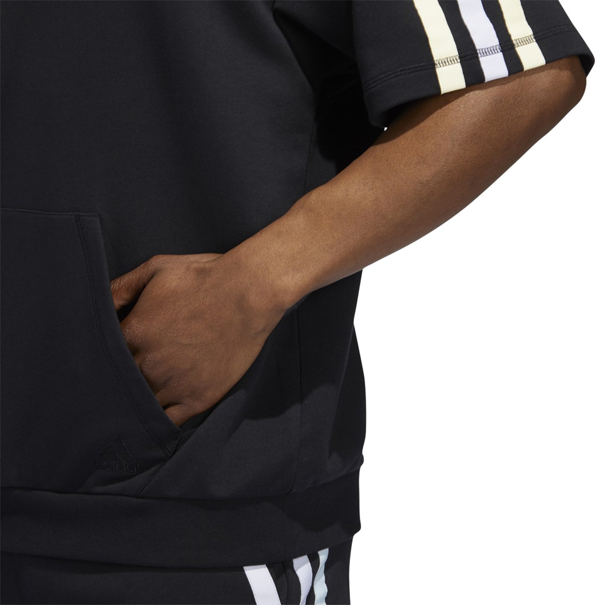 [HB6757] Mens Adidas Donovan Mitchell Short Sleeve Hoodie