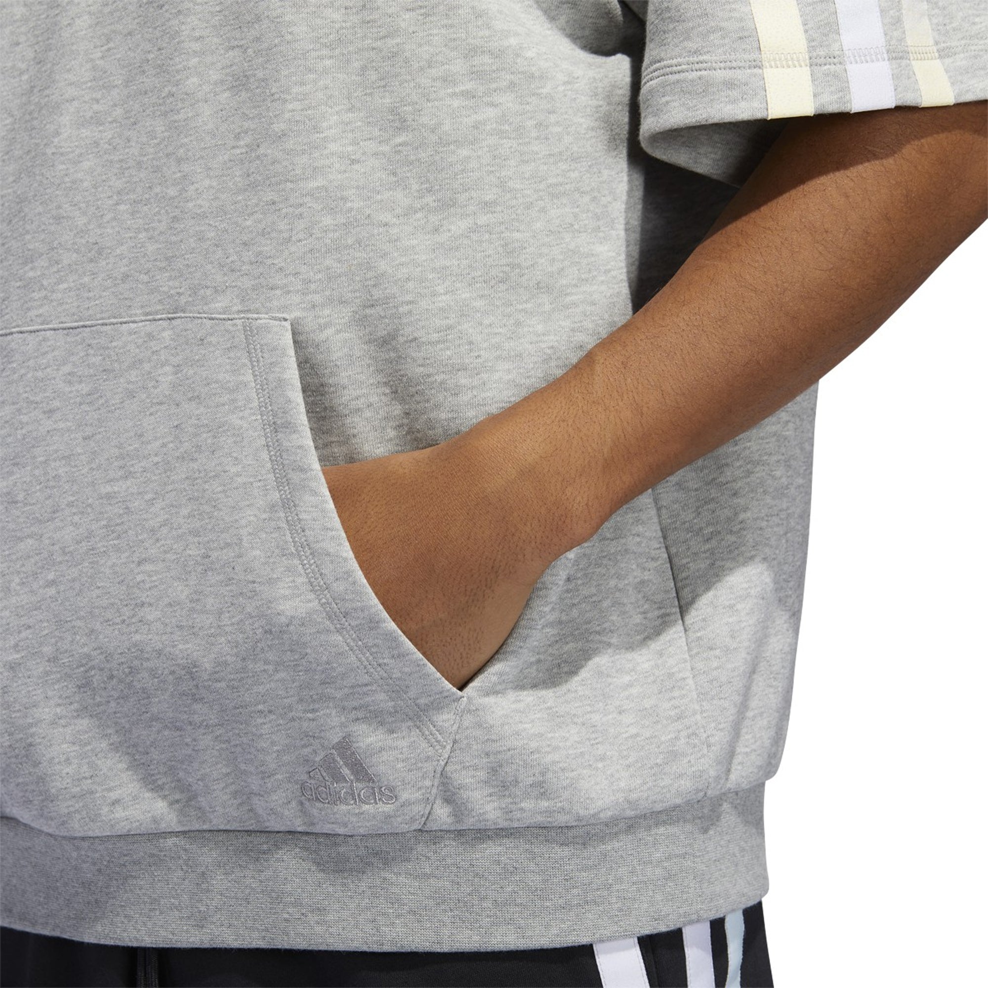 [HB6758] Mens Adidas Donovan Mitchell Short Sleeve Hoodie