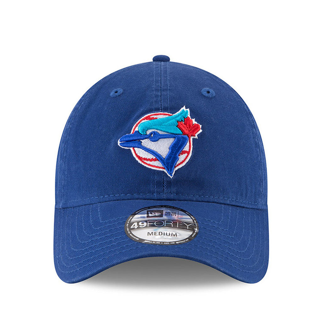 [11605686] Mens New Era MLB Core Fit 49Forty Fitted - Toronto Blue Jays