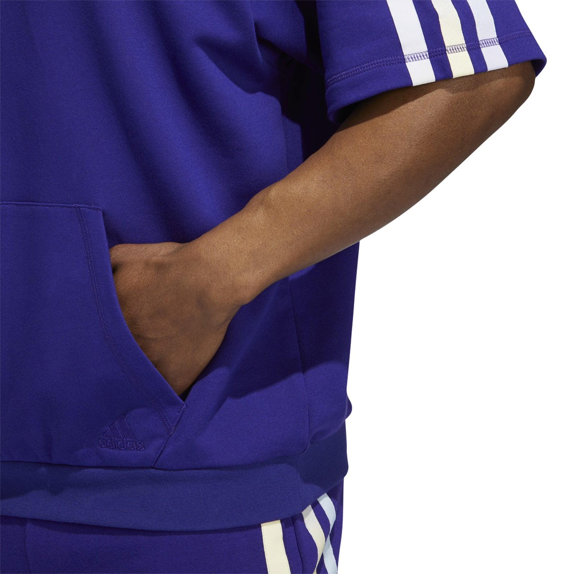 [HB6759] Mens Adidas Donovan Mitchell Short Sleeve Hoodie